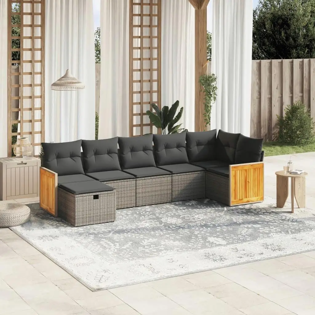 Stylish Grey Poly Rattan Garden Sofa Set with Steel Frame Large Modular Outdoor Furniture
Stylish Grey Poly Rattan Garden Sofa Set with Steel Frame Large Modular Outdoor Furniture