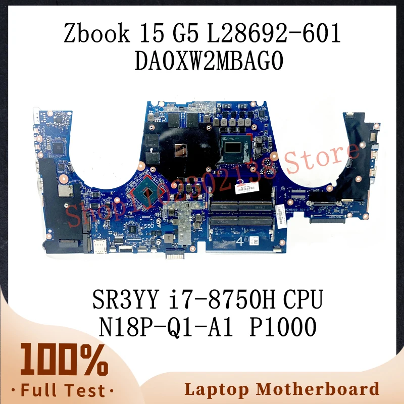 L28692-601 937438-850 с процессором SR3YY i7-8750H для HP Zbook 15 G5 материнская плата DA0XW2MBAG0 L28692-001 P1000 100% Протестировано
L28692-601 937438-850 с процессором SR3YY i7-8750H для HP Zbook 15 G5 материнская плата DA0XW2MBAG0 L28692-001 P1000 100% Протестировано