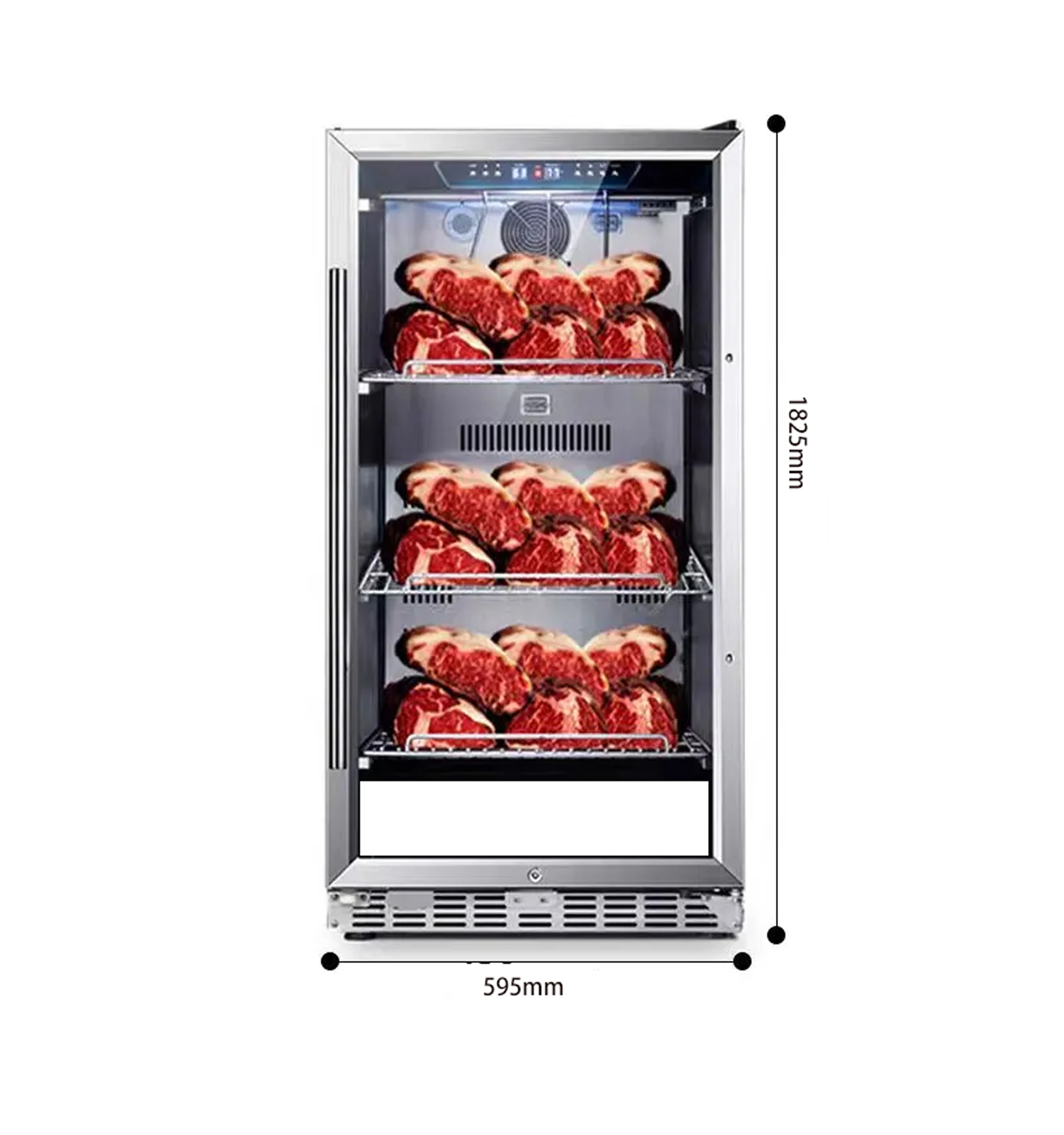 For Dry Age Meat Cabinet Steak Beef Dry-age Refrigerator Cabinet Beef Storage Cooler Compressor Meat Steak Homemade Fridge
For Dry Age Meat Cabinet Steak Beef Dry-age Refrigerator Cabinet Beef Storage Cooler Compressor Meat Steak Homemade Fridge
