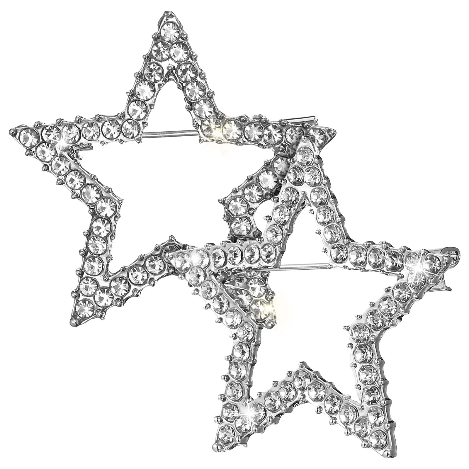 2Pcs Cute Pentacle Brooches Alloy Lapel Pins Delicate Brooch Jewelry for Women Fashionable Clothes Decor Gift for Christmas
2Pcs Cute Pentacle Brooches Alloy Lapel Pins Delicate Brooch Jewelry for Women Fashionable Clothes Decor Gift for Christmas