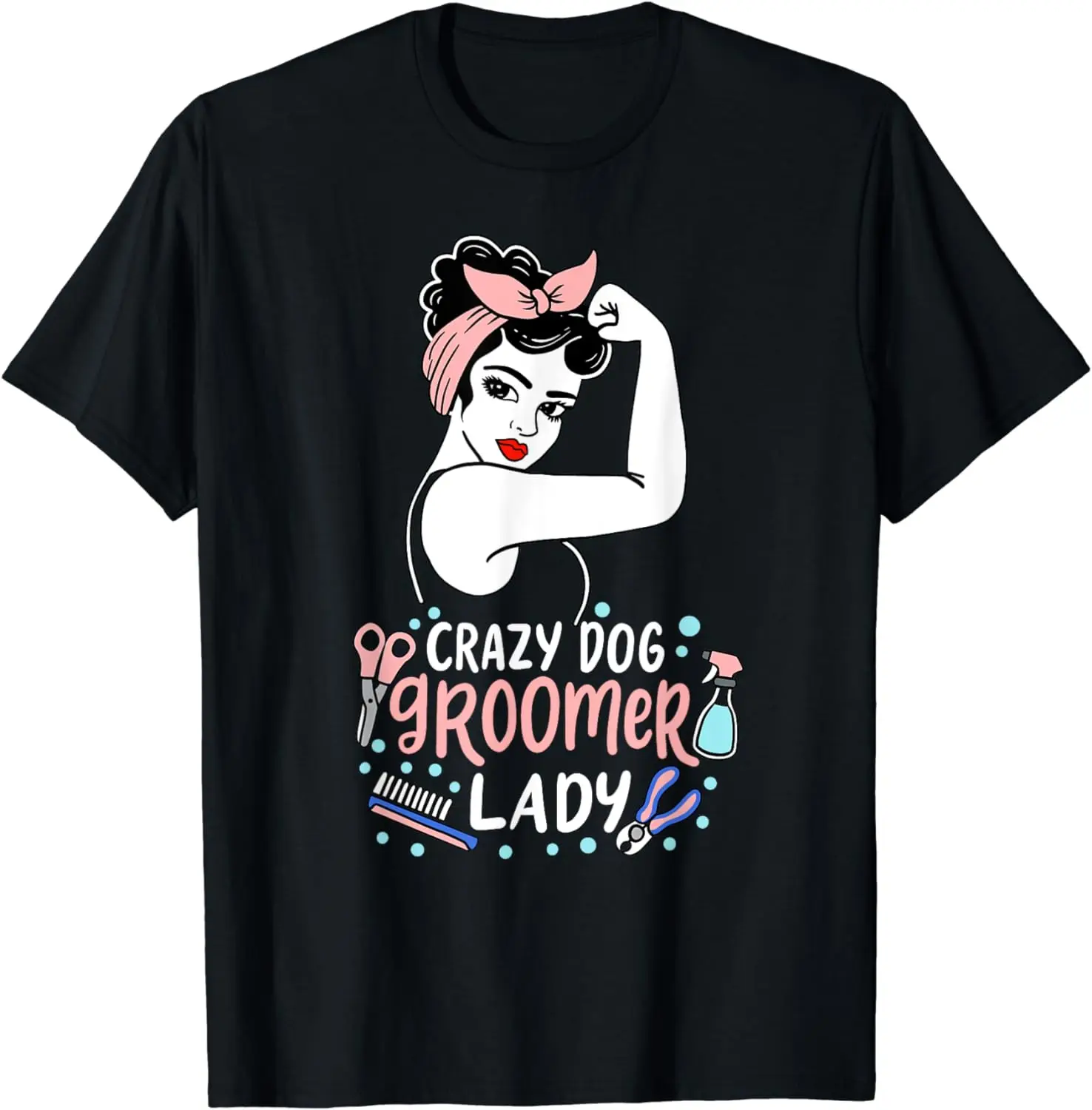 Cute Dog Groomer Lady Funny Puppy Stylist T-Shirt for Women Pet Lovers Work Short Sleeve Cotton Graphic T Shirts
Cute Dog Groomer Lady Funny Puppy Stylist T-Shirt for Women Pet Lovers Work Short Sleeve Cotton Graphic T Shirts