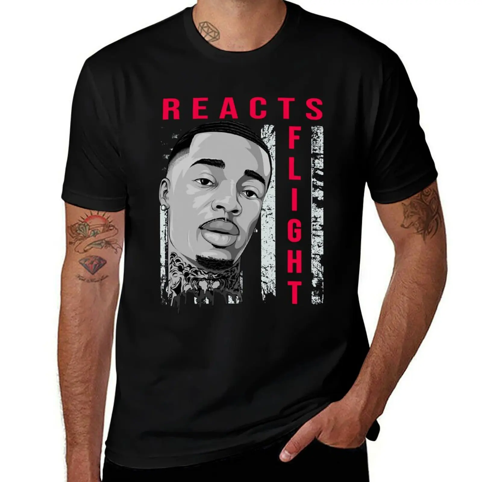 Flight Reacts a Flight Reacts T-Shirt Comfort Stretch Tee Shirt
Flight Reacts a Flight Reacts T-Shirt Comfort Stretch Tee Shirt