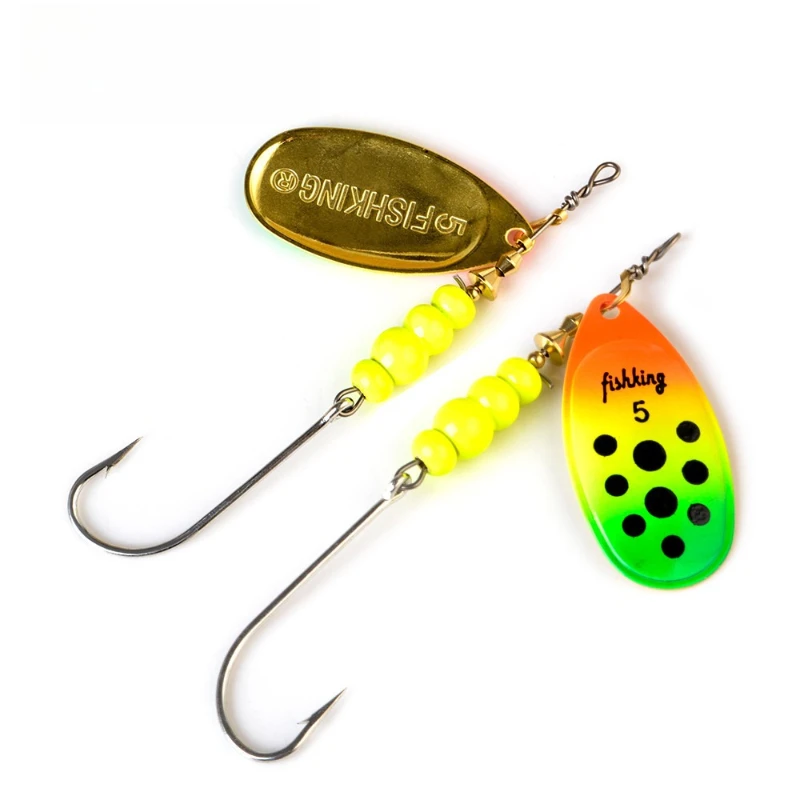 3pcs 5g-15g Spinner Spoon Fishing Lure Hard Bait Artificial Bait Metal Sequins Single Hook Wobblers Bass Wobblers 
3pcs 5g-15g Spinner Spoon Fishing Lure Hard Bait Artificial Bait Metal Sequins Single Hook Wobblers Bass Wobblers