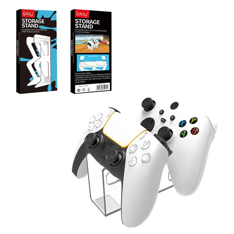Universal Controller Holder with Non-slip Pad, Acrylic Gaming Controller Stand Compatible with PS3, PS4, PS5, XBOX, NS-Pro
Universal Controller Holder with Non-slip Pad, Acrylic Gaming Controller Stand Compatible with PS3, PS4, PS5, XBOX, NS-Pro
