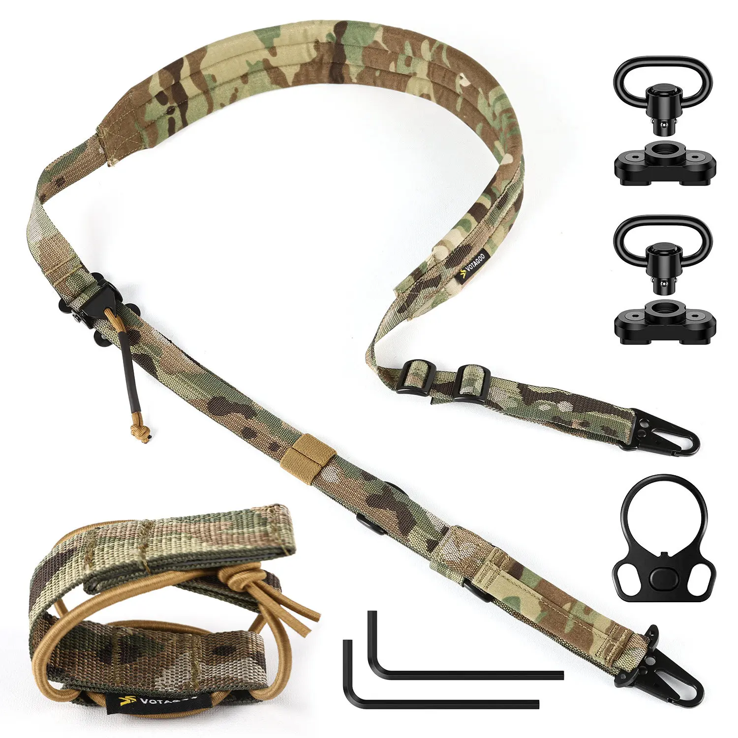 Double-point adjustable steel eagle-bolt camouflage harness strap 801 outdoor hunting equipment belt
Double-point adjustable steel eagle-bolt camouflage harness strap 801 outdoor hunting equipment belt