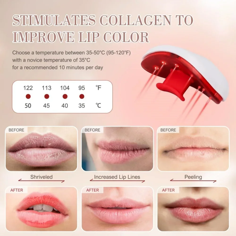 Антивозрастное устройство для терапии красным светом — средство для увеличения объема губ и ухода за глазами 2-в-1 с подогревом для увлажнения и укрепления
Антивозрастное устройство для терапии красным светом — средство для увеличения объема губ и ухода за глазами 2-в-1 с подогревом для увлажнения и укрепления