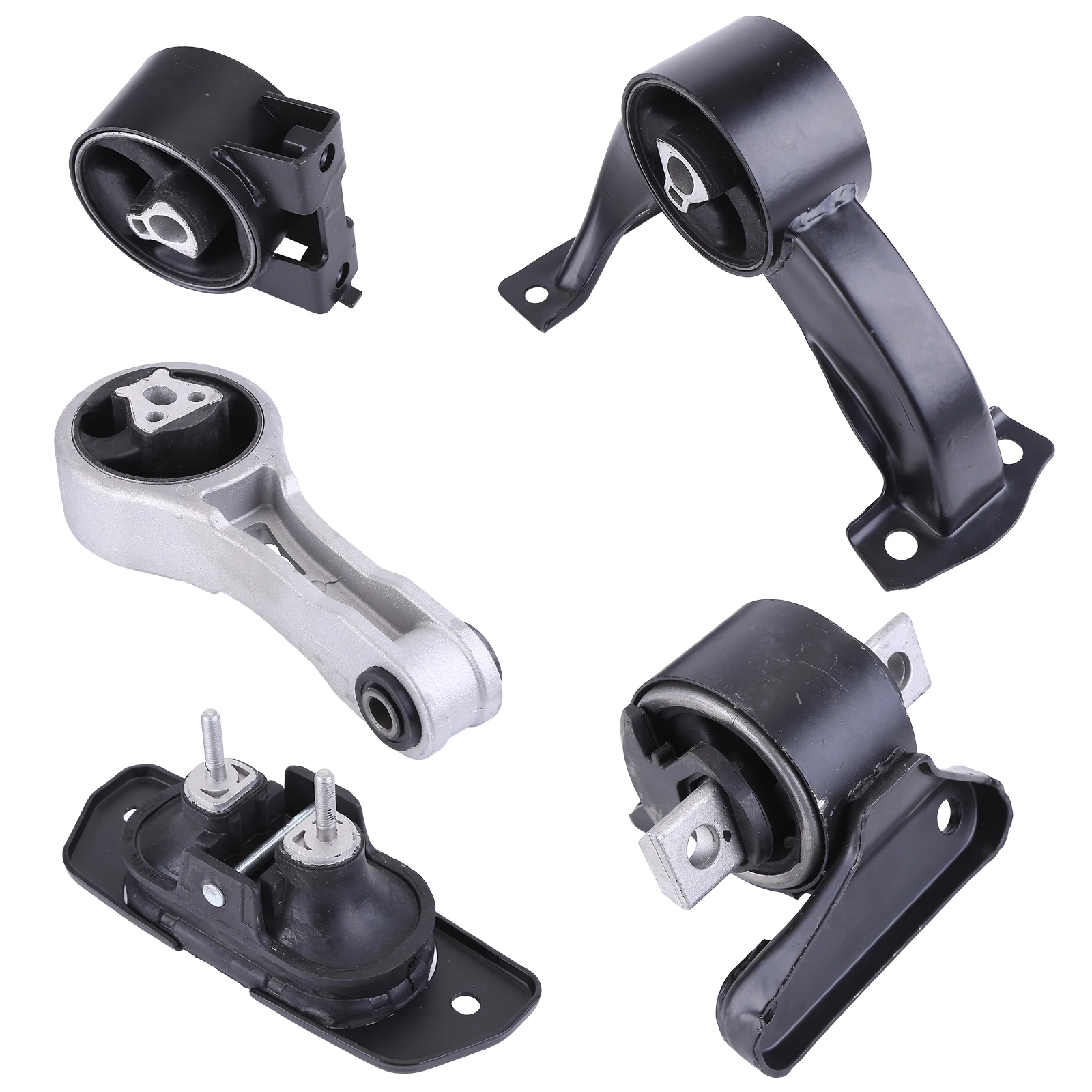 5Pcs Motor Mounts and Transmission Mount Set Compatible for Avenger 10-14 L4-2.4L 5147774AC 5085078AD 5085079AD 5105450AB 508507
5Pcs Motor Mounts and Transmission Mount Set Compatible for Avenger 10-14 L4-2.4L 5147774AC 5085078AD 5085079AD 5105450AB 508507