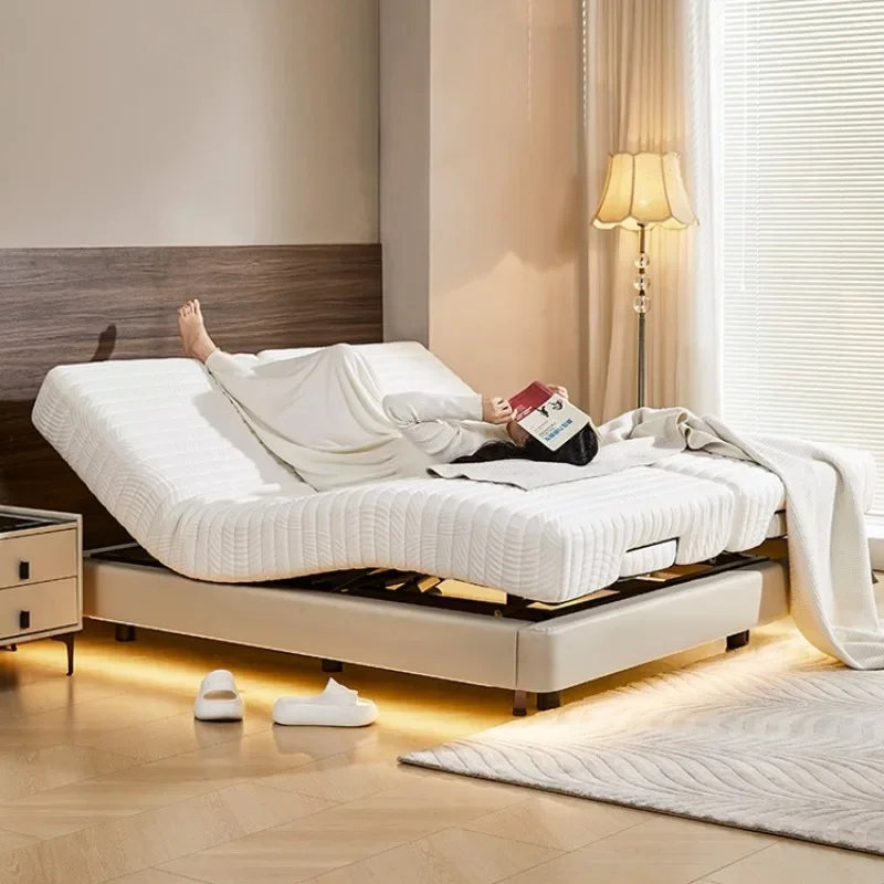 No bedside smart bed multi-function, electric suspended bed elderly help can lift small apartment black technology double bed
No bedside smart bed multi-function, electric suspended bed elderly help can lift small apartment black technology double bed