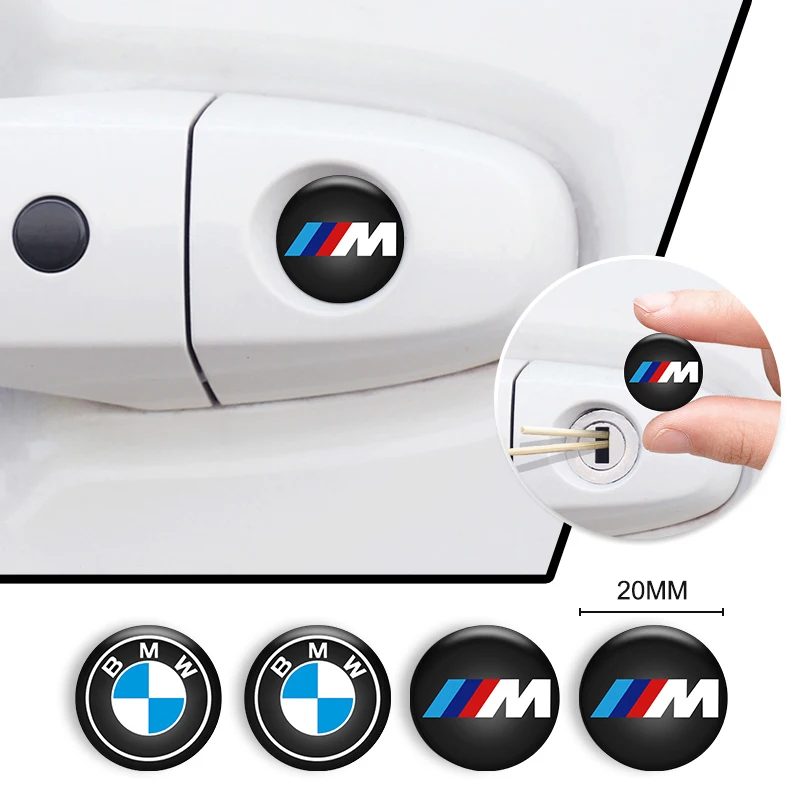 4pcs Car 20mm Door Keyhole Lock Protection Sticker Decor Decals For BMW M Emblem E46 E36 E34 F10 E90 F30 E60 F30 E53 E30 E92 E87
4pcs Car 20mm Door Keyhole Lock Protection Sticker Decor Decals For BMW M Emblem E46 E36 E34 F10 E90 F30 E60 F30 E53 E30 E92 E87