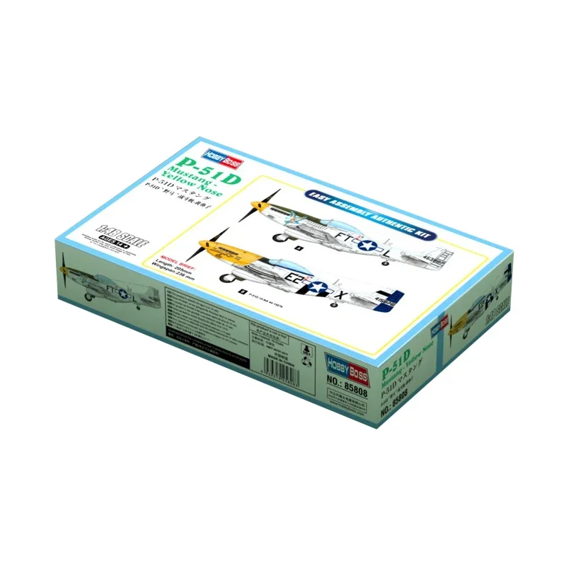 Trumpeter 85808 1/48 P-51D Mustang Yellow Nose Fighter Aircraft Plastic Model Kit
Trumpeter 85808 1/48 P-51D Mustang Yellow Nose Fighter Aircraft Plastic Model Kit