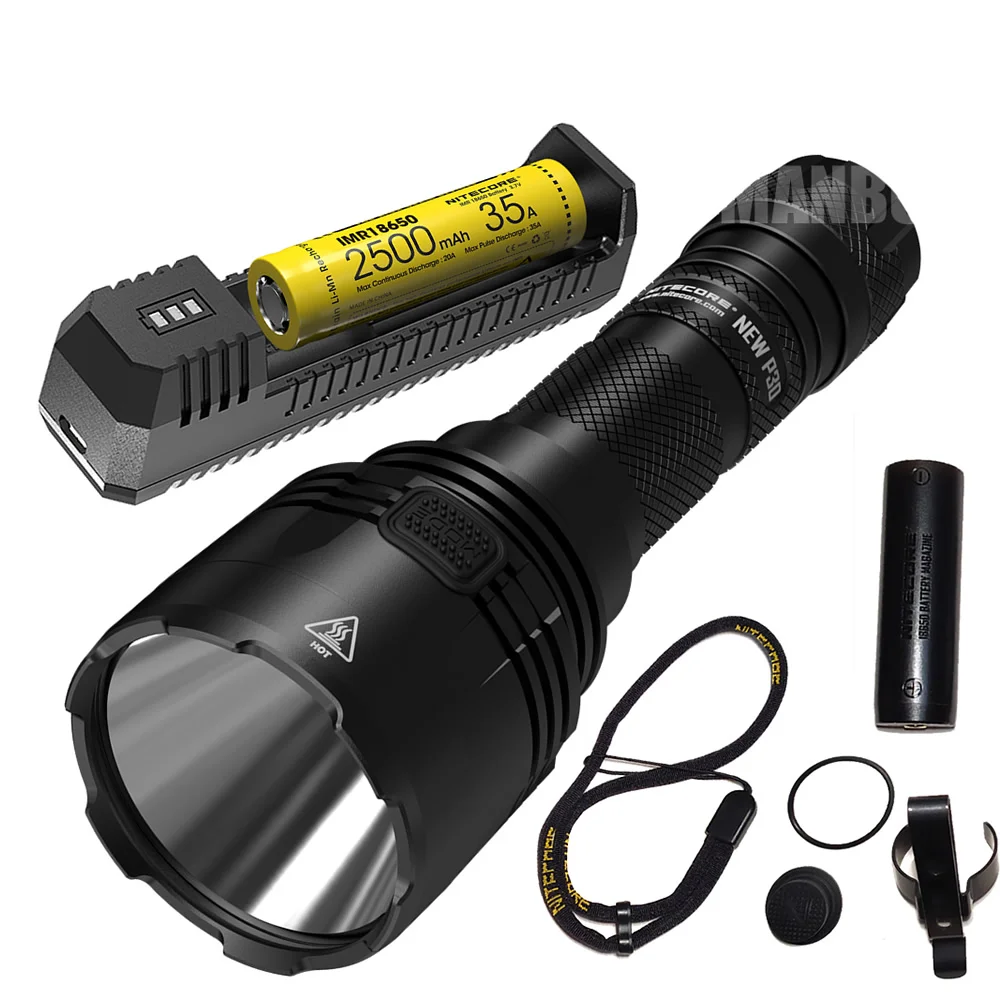 NITECORE NEW P30 + IMR18650 Rechargeable Battery +Ui1 USB Charger 1000 Lumens LED Outdoor Hunting Tactical Flashlight Waterproof
NITECORE NEW P30 + IMR18650 Rechargeable Battery +Ui1 USB Charger 1000 Lumens LED Outdoor Hunting Tactical Flashlight Waterproof