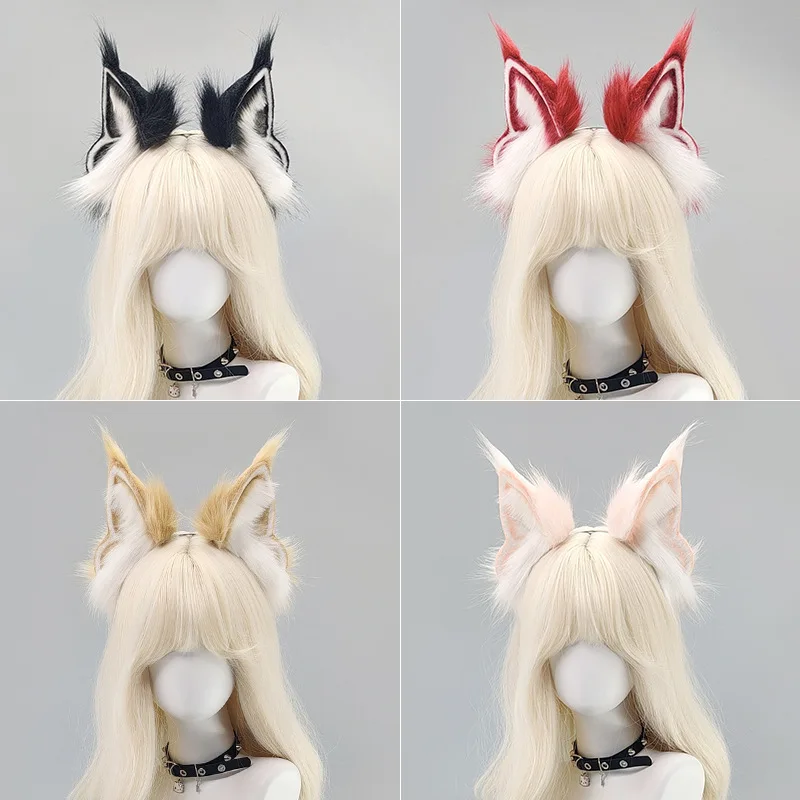 Personalized Plush Wolf Ear Hair Band Girls Cartoon Furry Hair Bands Hoop Women Cos Halloween Vampire Demon Animal Ear Headwear
Personalized Plush Wolf Ear Hair Band Girls Cartoon Furry Hair Bands Hoop Women Cos Halloween Vampire Demon Animal Ear Headwear