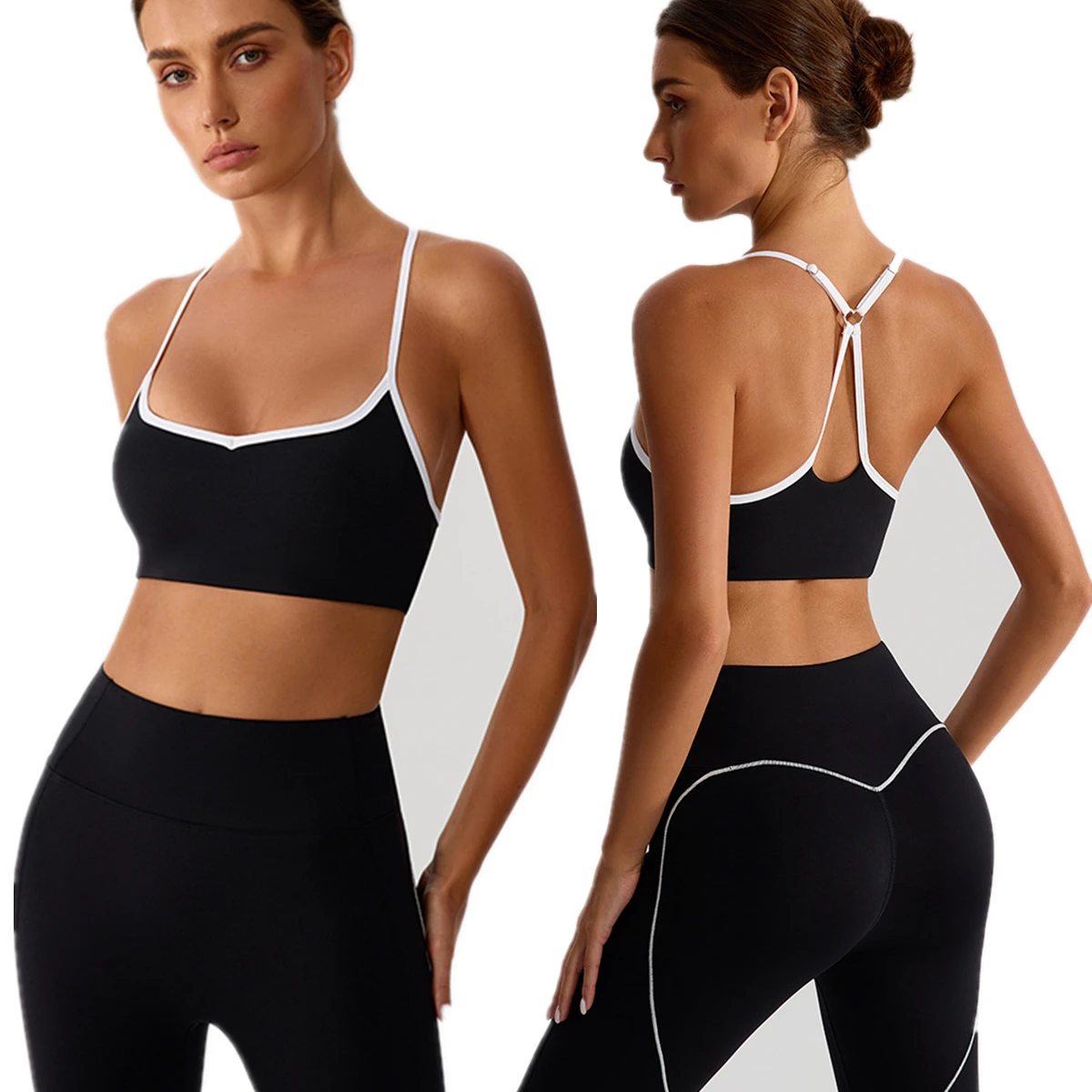 Maxdutti Summer Sports Yoga Bra With Adjustable Shoulder Straps Fitness Camisole Contrasting Cross Straps T-shirt Tops Women
Maxdutti Summer Sports Yoga Bra With Adjustable Shoulder Straps Fitness Camisole Contrasting Cross Straps T-shirt Tops Women