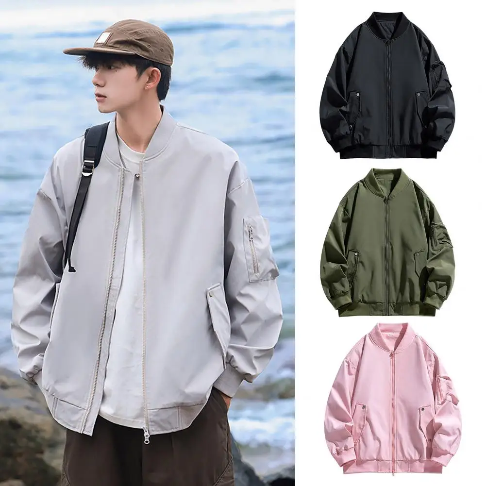 Men Jacket with Zipper Closure Men's Lightweight Full Zip Baseball Jacket with Cartoon Design Waterproof Outdoor Coat for Spring
Men Jacket with Zipper Closure Men's Lightweight Full Zip Baseball Jacket with Cartoon Design Waterproof Outdoor Coat for Spring