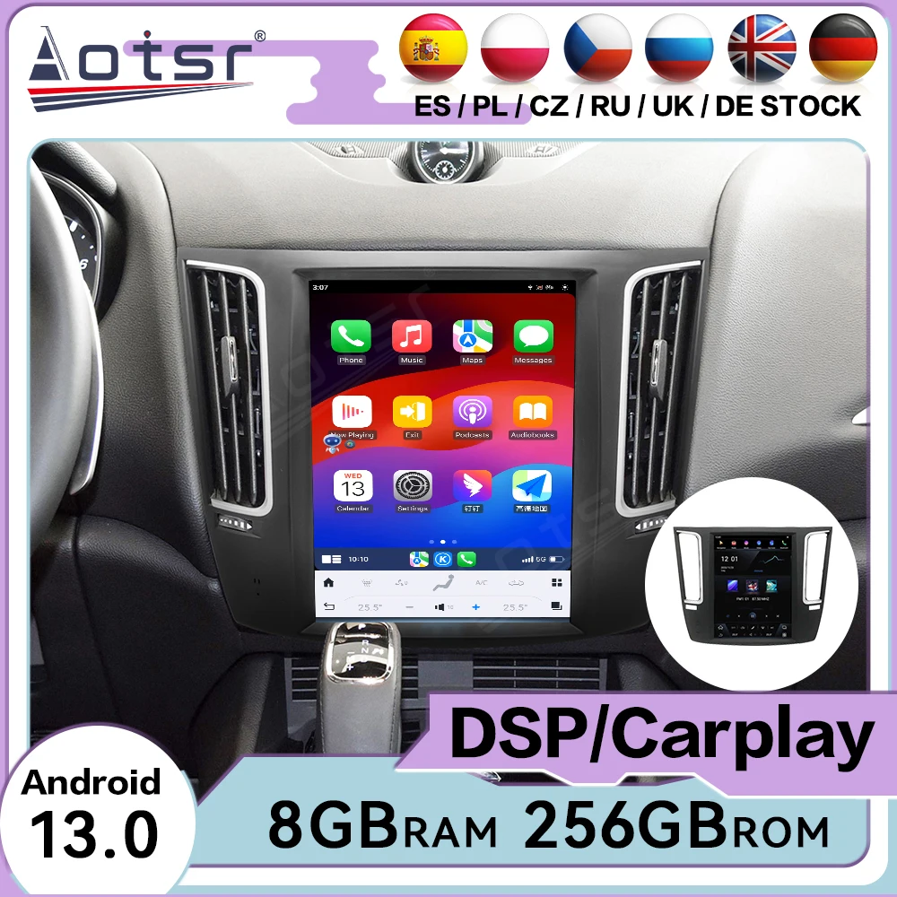 10.4Inch Qualcomm Multimedia Android Auto For Maserati Levante 2015~2021 GPS Navigation Car Radio Voice Control Screen Head Unit
10.4Inch Qualcomm Multimedia Android Auto For Maserati Levante 2015~2021 GPS Navigation Car Radio Voice Control Screen Head Unit