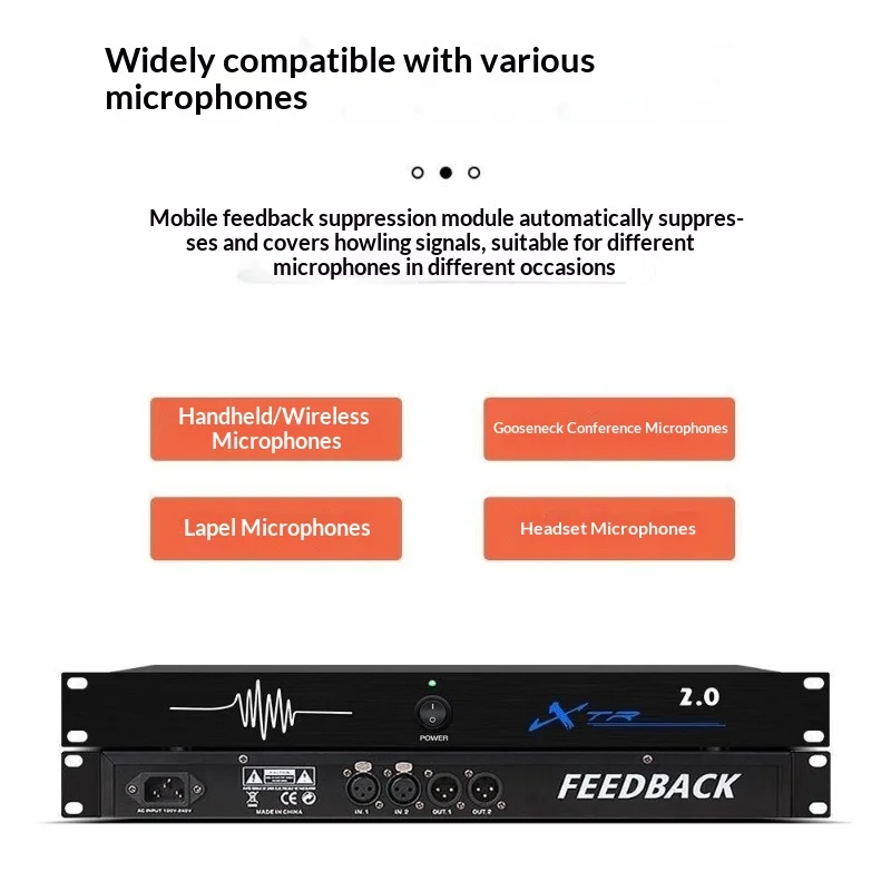 LOODE 2/4/6-Channel Auto Anti-Feedback DSP Processor, 5-Level Digital Frequency Shifting for Mic & Speaker Feedback Suppressor
LOODE 2/4/6-Channel Auto Anti-Feedback DSP Processor, 5-Level Digital Frequency Shifting for Mic & Speaker Feedback Suppressor