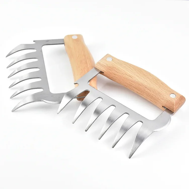 HQMS-03 Grilling Barbecue Utensil shredders Wood Handle Bear Claws BBQ Meat BBQ Meat shredders shredding
HQMS-03 Grilling Barbecue Utensil shredders Wood Handle Bear Claws BBQ Meat BBQ Meat shredders shredding
