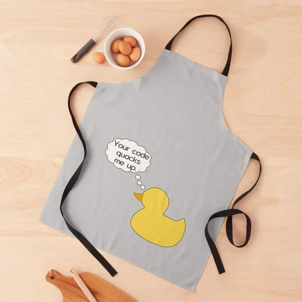Debugging Rubber Ducky - Funny Programming Pun Apron Ladies Nursing Things For The Kitchen Apron
Debugging Rubber Ducky - Funny Programming Pun Apron Ladies Nursing Things For The Kitchen Apron