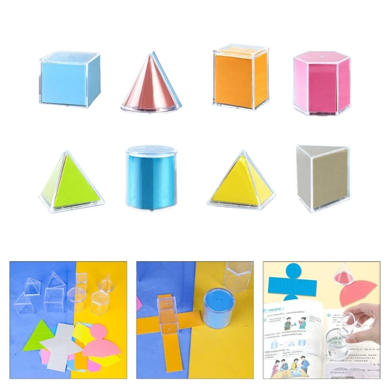 Removable Block Toy Clear Colorful Geometric Shapes Interactive Learning Cubes Kids Educational Toy Math Teaching Tool H8WD
Removable Block Toy Clear Colorful Geometric Shapes Interactive Learning Cubes Kids Educational Toy Math Teaching Tool H8WD