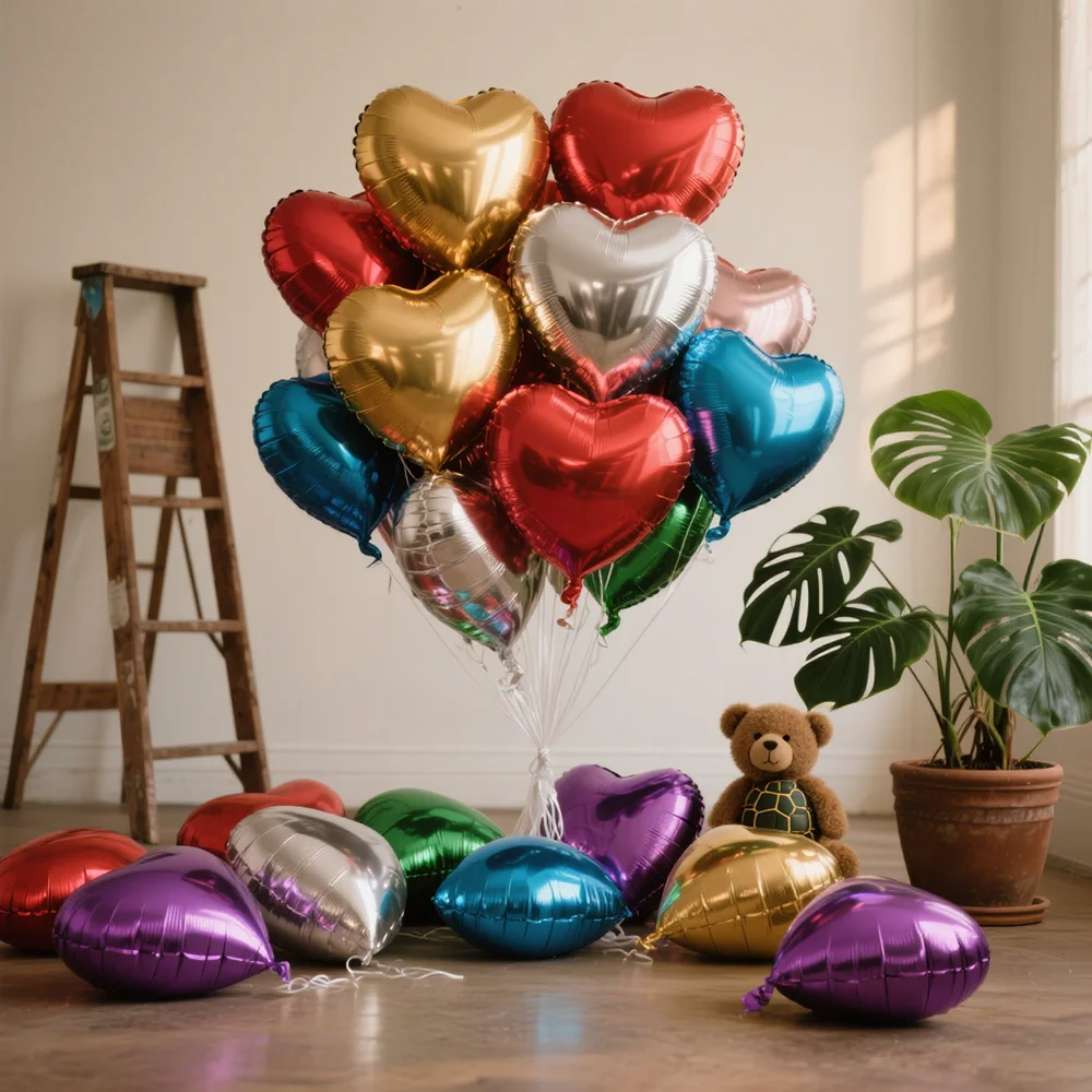 12Pcs Valentine's Day Heart Balloons 18" Love Heart Shape Balloon for Valentines Day Decorations Heart Foil Balloon Wedding Diy
12Pcs Valentine's Day Heart Balloons 18" Love Heart Shape Balloon for Valentines Day Decorations Heart Foil Balloon Wedding Diy
