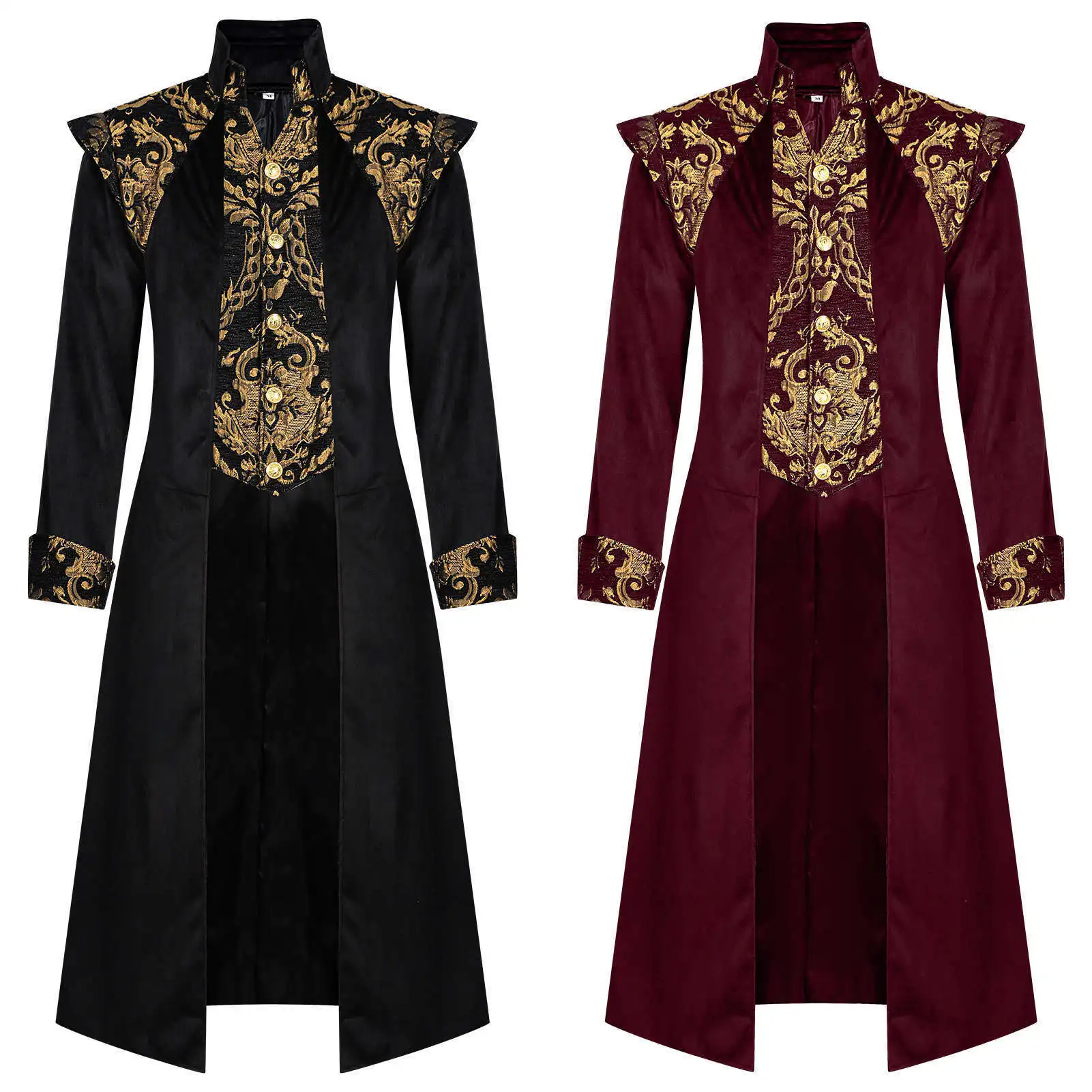 Steampunk Medieval Renaissance Men Tailcoat Jacket Trench Cosplay Costume Retro Court Nobles Clothes Victorian Gothic
Steampunk Medieval Renaissance Men Tailcoat Jacket Trench Cosplay Costume Retro Court Nobles Clothes Victorian Gothic