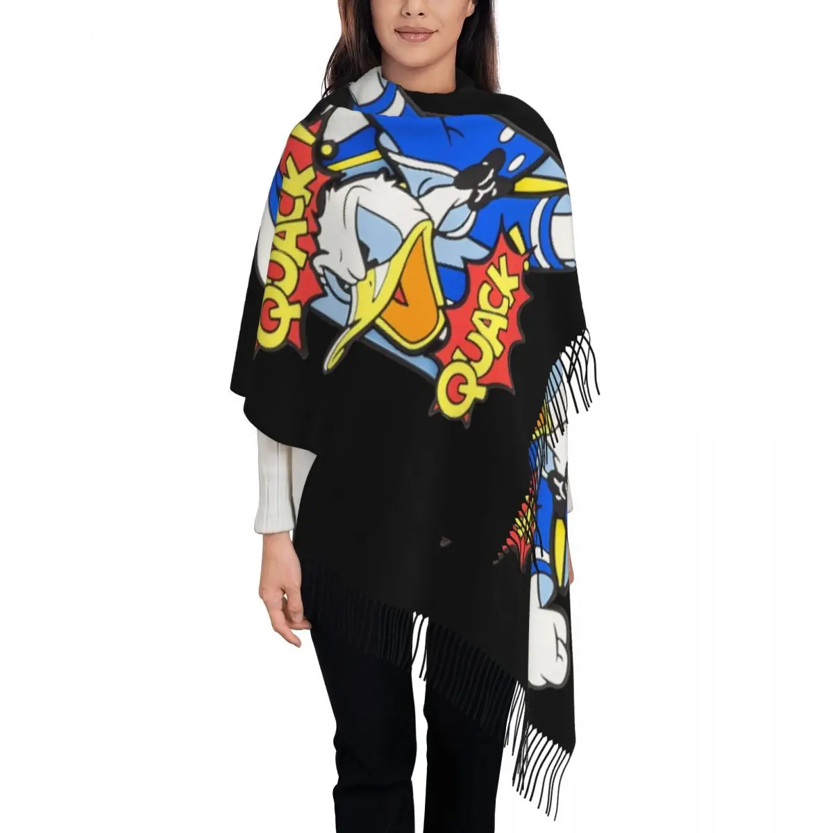 Custom Printed Donald Duck QUack QUack Scarf Women Men Winter Fall Warm Scarves Shawls Wraps
Custom Printed Donald Duck QUack QUack Scarf Women Men Winter Fall Warm Scarves Shawls Wraps
