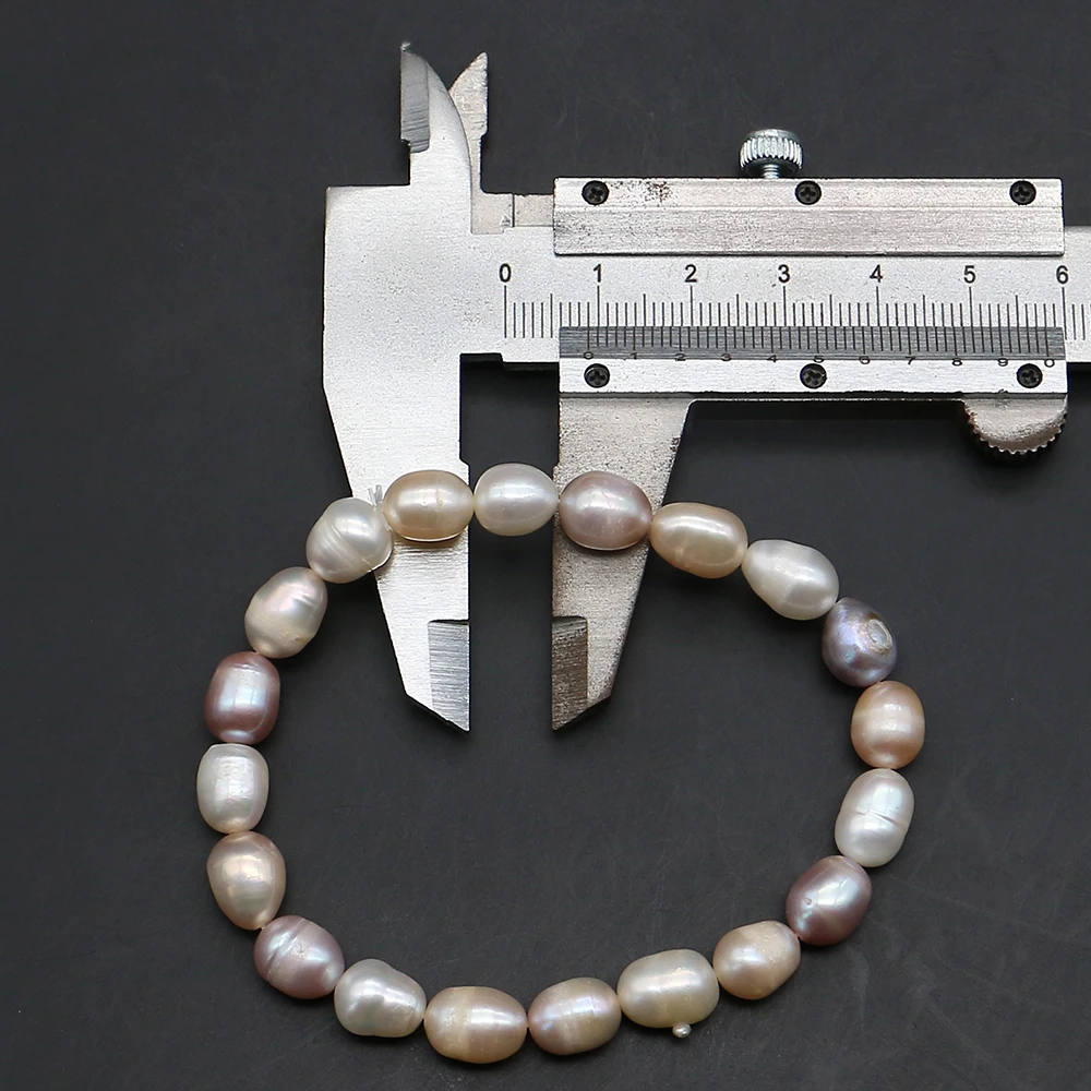 Rice Shape Natural Freshwater Pearl Beaded Bracelet Mixed-color Baroque Pearl Straight Hole Loose Bead Jewelry Accessory 1strand 
Rice Shape Natural Freshwater Pearl Beaded Bracelet Mixed-color Baroque Pearl Straight Hole Loose Bead Jewelry Accessory 1strand