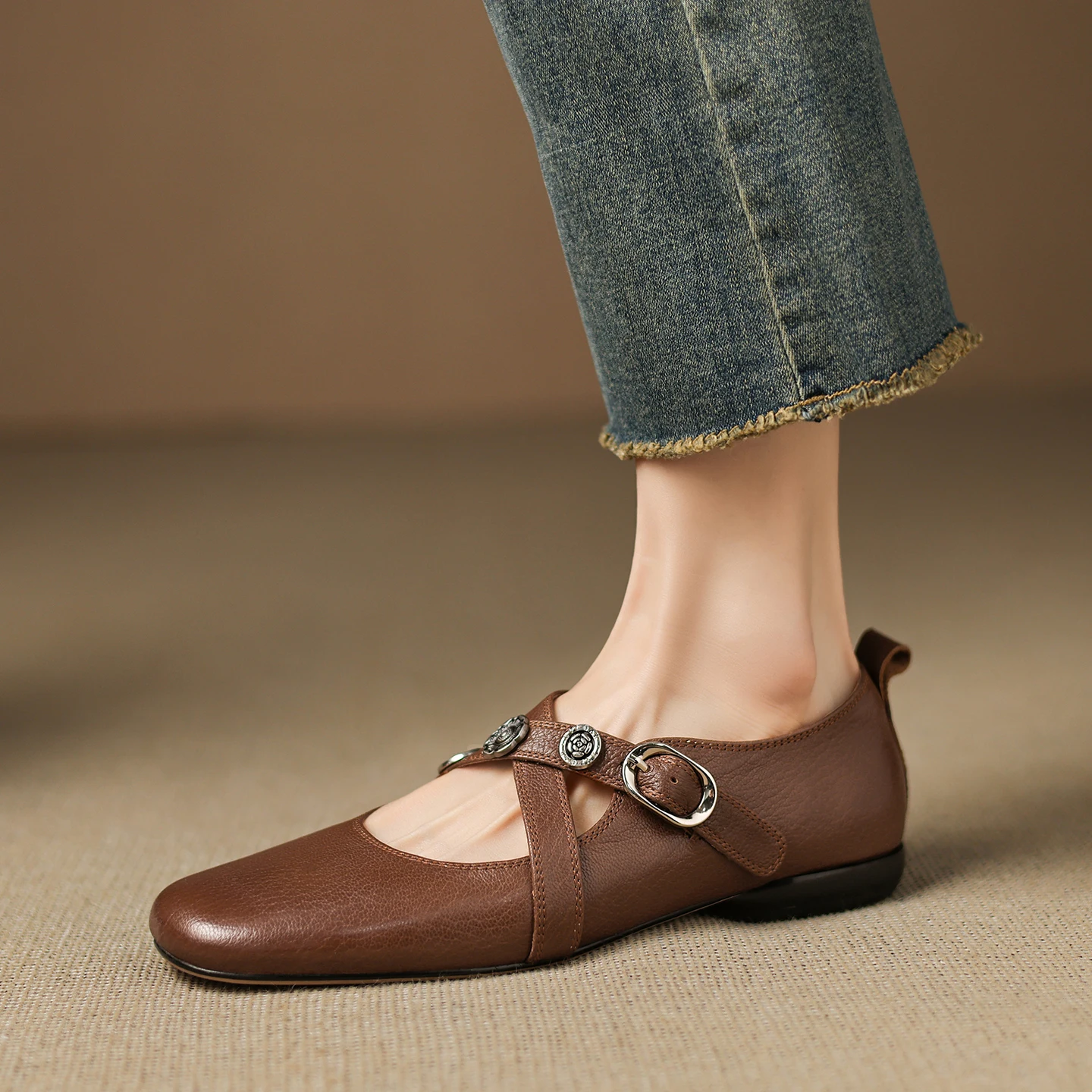 Handmade Genuine Leather Women pumps Mary Jane Shoes Sexy Single shoe high heel Elegant Pumps Casual Dressy Shoes
Handmade Genuine Leather Women pumps Mary Jane Shoes Sexy Single shoe high heel Elegant Pumps Casual Dressy Shoes
