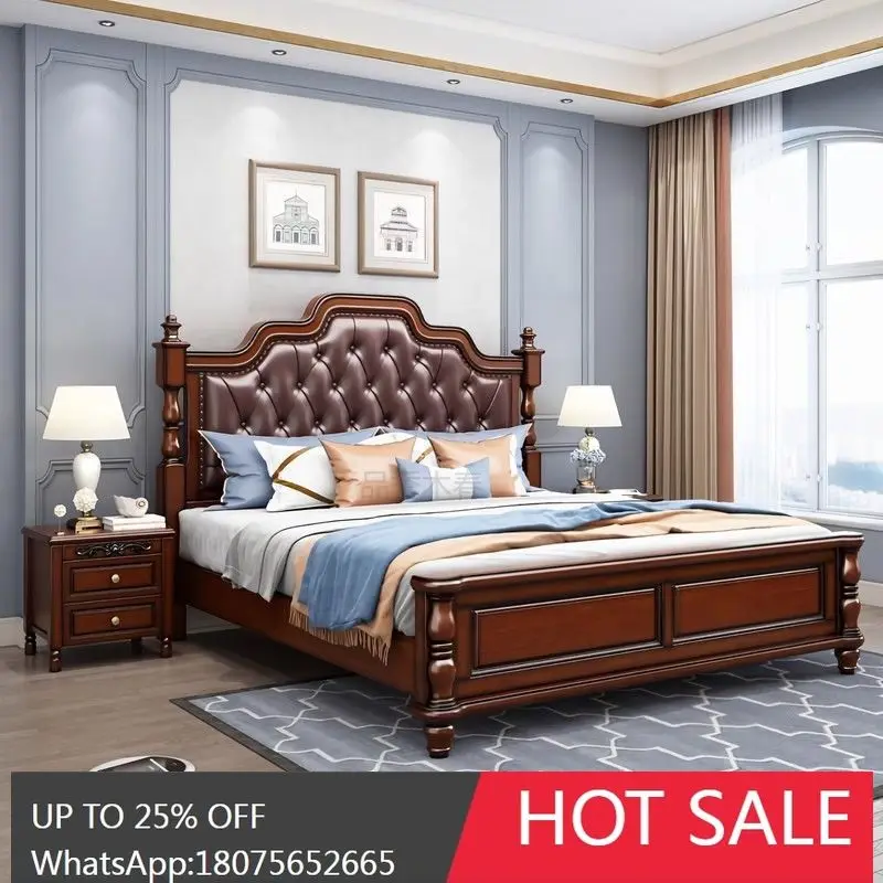 MJY American Style Master Bedroom Modern Simple Wedding Bed European Light Luxury Upholstered Storage Bed
MJY American Style Master Bedroom Modern Simple Wedding Bed European Light Luxury Upholstered Storage Bed