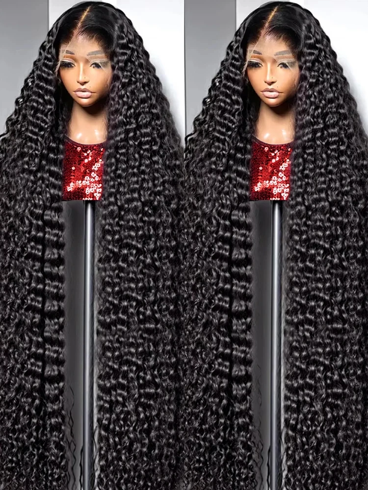 Curly Wigs HD Lace Frontal Human Hair 40 42 Inch 13x6 Deep Wave Lace Front Wig Brazilian Preplucked For Women 300 High Density
Curly Wigs HD Lace Frontal Human Hair 40 42 Inch 13x6 Deep Wave Lace Front Wig Brazilian Preplucked For Women 300 High Density