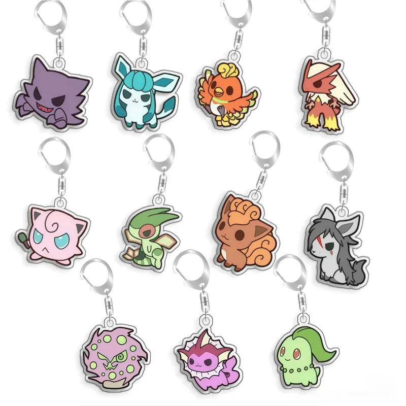 For Pokemon Elf Qikchu Nidoran Chikorita Gallade Glaceon Vulpix Acrylic Selfmade Cute Cartoon Anime Keychain Pendant Toy Gift
For Pokemon Elf Qikchu Nidoran Chikorita Gallade Glaceon Vulpix Acrylic Selfmade Cute Cartoon Anime Keychain Pendant Toy Gift