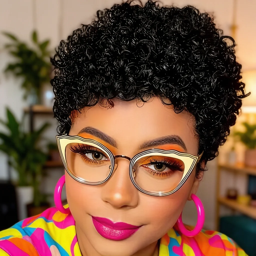 Curly Human Hair Short Wigs for Women,Full Machine Made Wig Human Hair Pixie Cut Natural
Curly Human Hair Short Wigs for Women,Full Machine Made Wig Human Hair Pixie Cut Natural