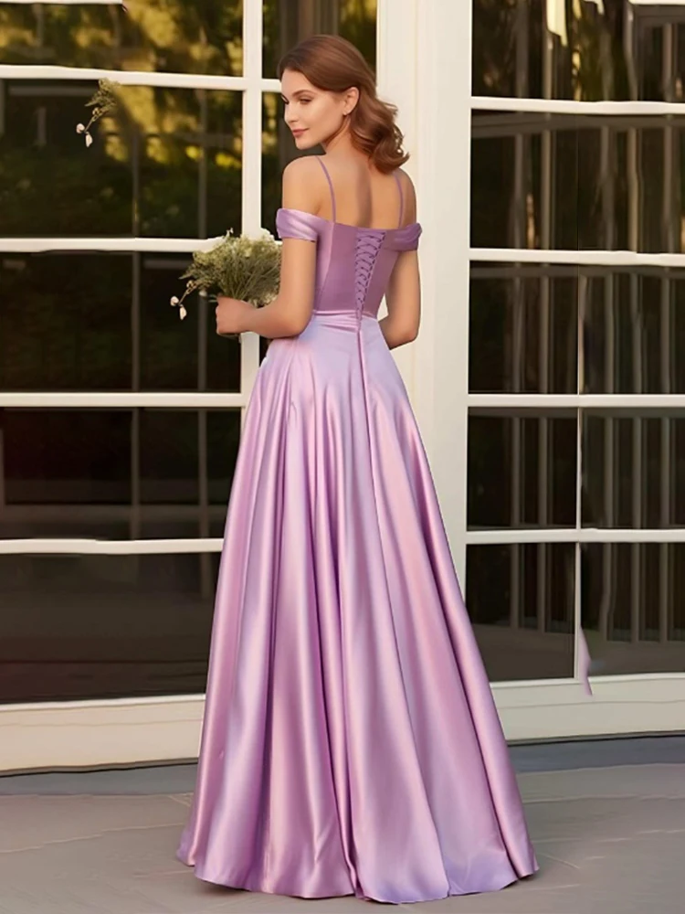 A-Line Spaghetti Strap Evening Gown Side Slit Pleated Chiffon Long Wedding Party Dressess Drop Shoulder Bridesmaid Dresses
A-Line Spaghetti Strap Evening Gown Side Slit Pleated Chiffon Long Wedding Party Dressess Drop Shoulder Bridesmaid Dresses