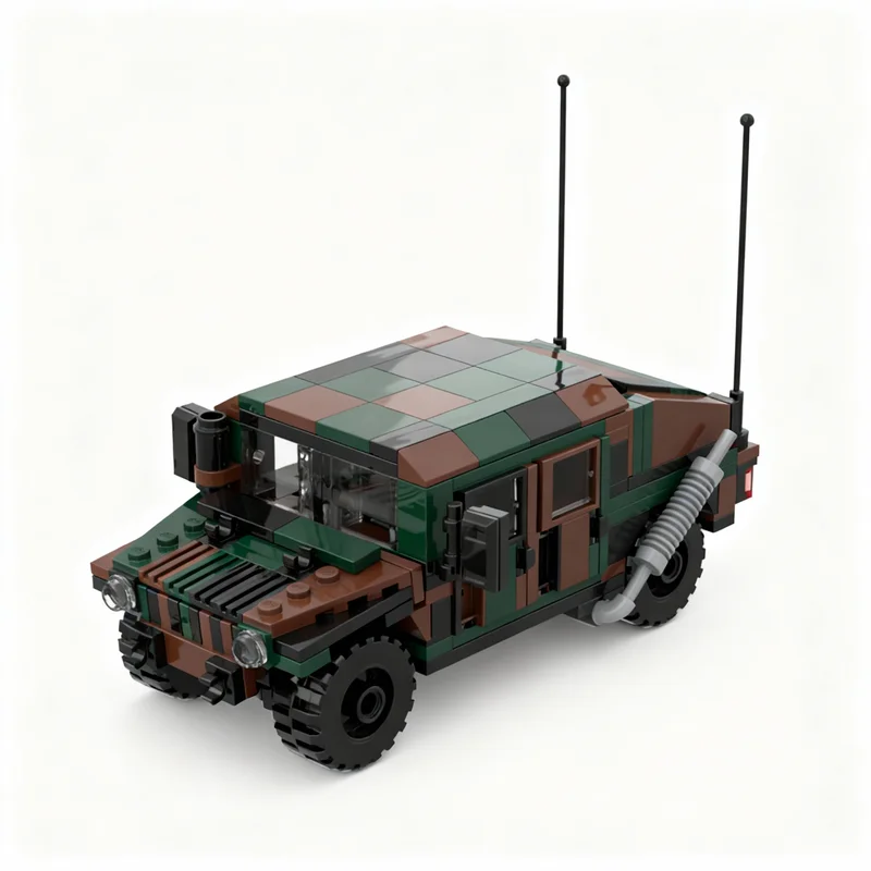307pcs MOC HMMWV Camo Model Building Blocks Construction Toy Christmas Gifts DIY Creative Idea Education Birthday Assemble Brick
307pcs MOC HMMWV Camo Model Building Blocks Construction Toy Christmas Gifts DIY Creative Idea Education Birthday Assemble Brick