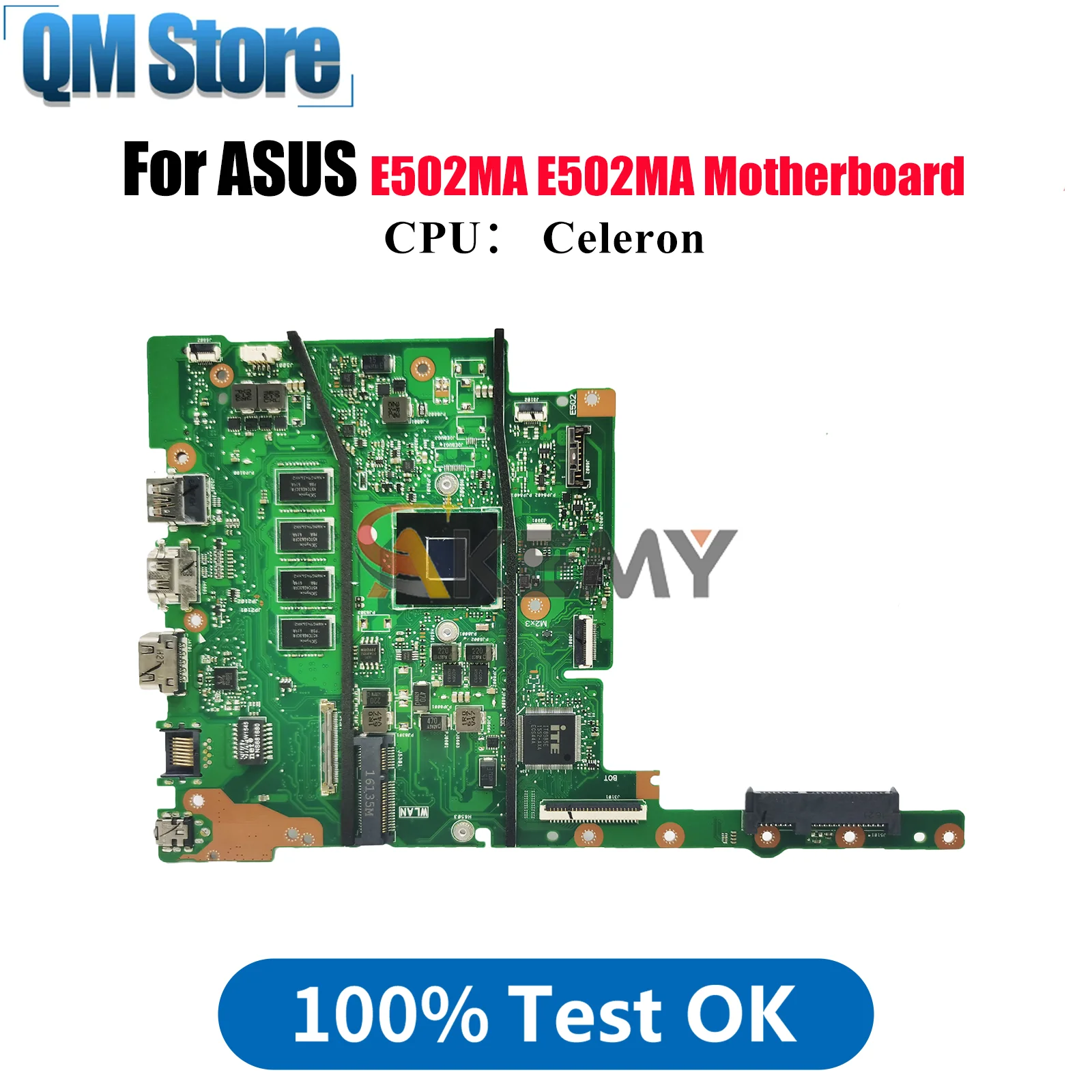 E502MA Laptop Motherboard For ASUS EeeBook E502MA E502M Notebook Mainboard With Celeron CPU 100% tests OK fast shipping stk
E502MA Laptop Motherboard For ASUS EeeBook E502MA E502M Notebook Mainboard With Celeron CPU 100% tests OK fast shipping stk
