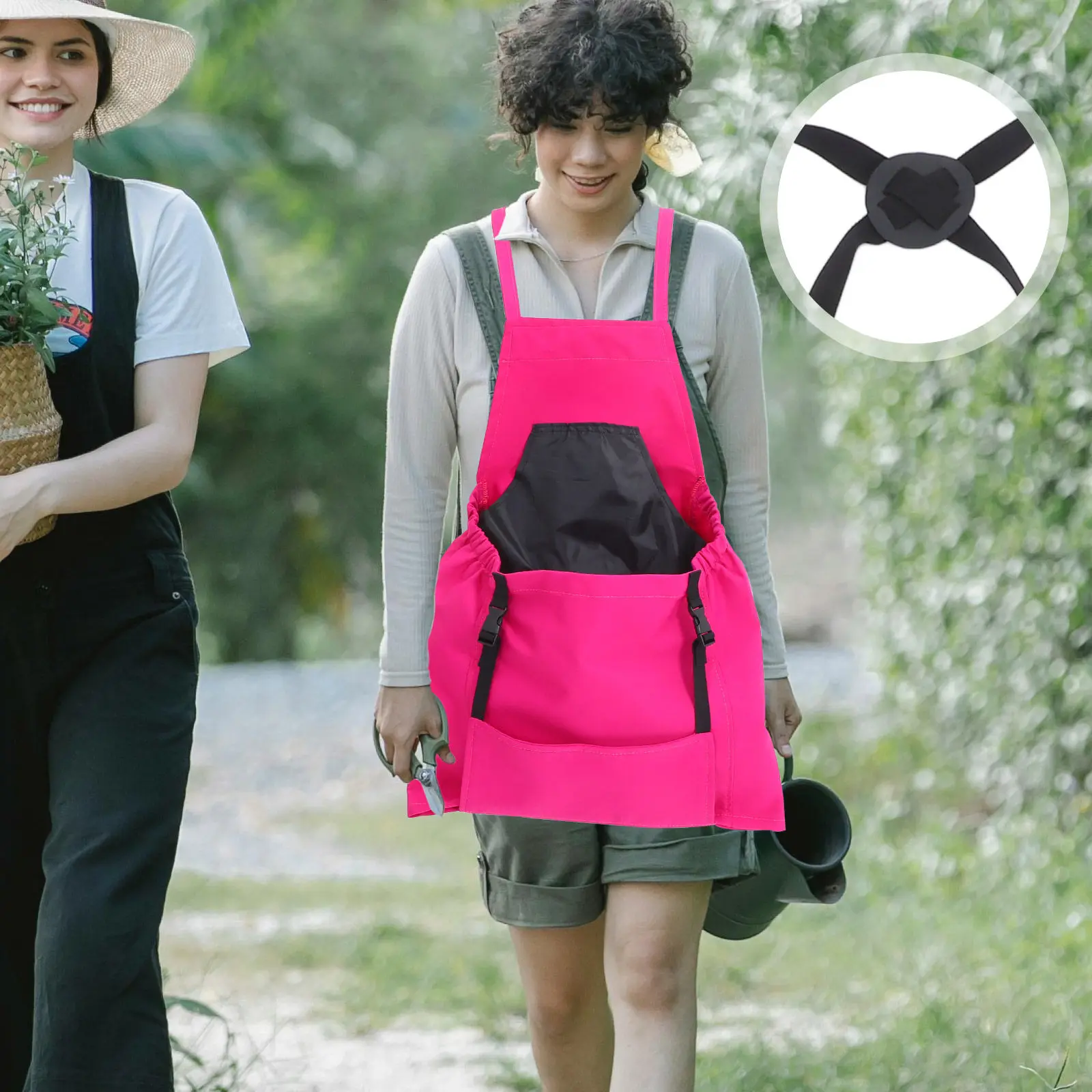Gardening Apron for Women Large Pocket Adjustable Washable Garden Harvest Pouch Quick Release Multifunction Harvest Apron
Gardening Apron for Women Large Pocket Adjustable Washable Garden Harvest Pouch Quick Release Multifunction Harvest Apron