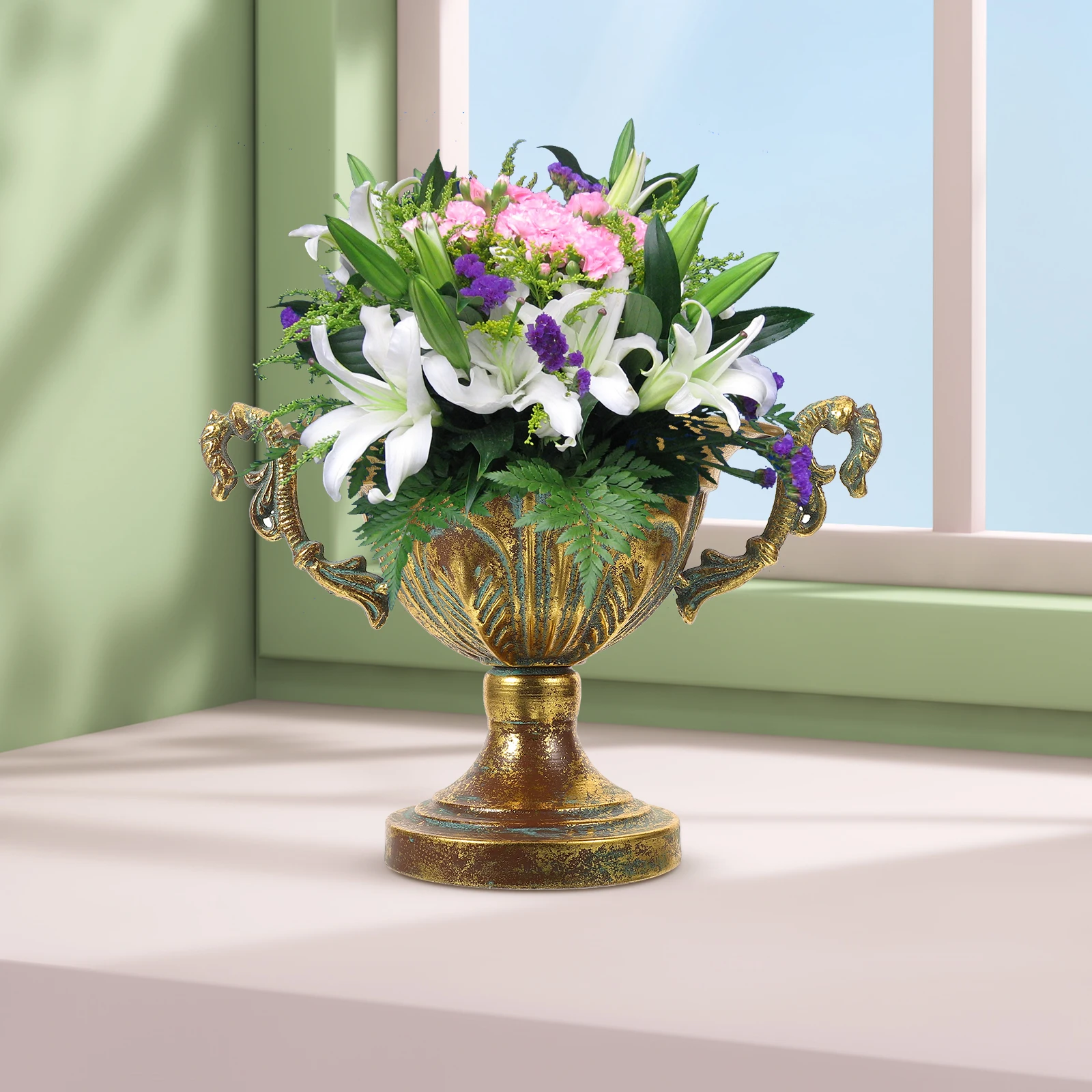 Floral Vintage Flowerpot Retro Vase Setting Props Banquet Commemorative Decor
Floral Vintage Flowerpot Retro Vase Setting Props Banquet Commemorative Decor