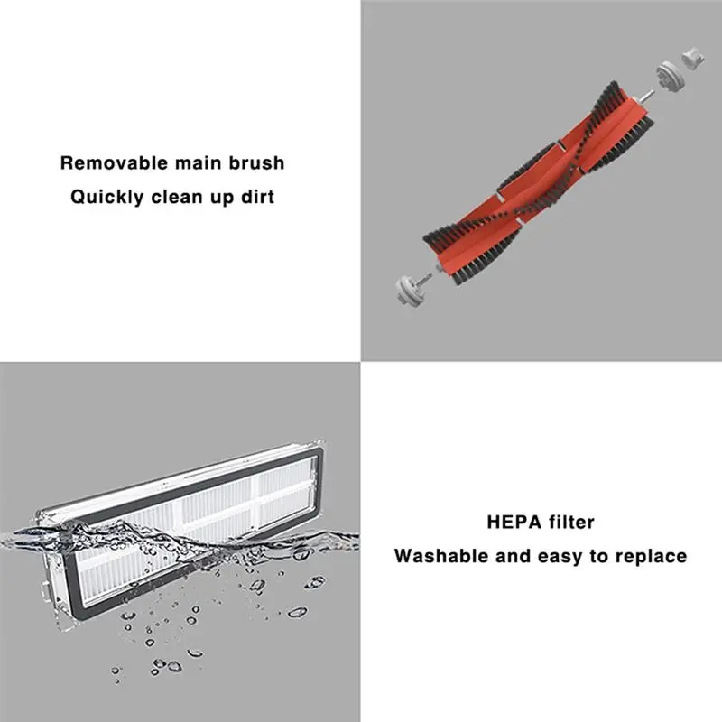(A25M) Filter Mop Cloth for Xiaomi Dreame F9/1C/2C/1T Robot Vacuum Cleaner Accessories Side Main Brush Spare Parts Set for Home
(A25M) Filter Mop Cloth for Xiaomi Dreame F9/1C/2C/1T Robot Vacuum Cleaner Accessories Side Main Brush Spare Parts Set for Home