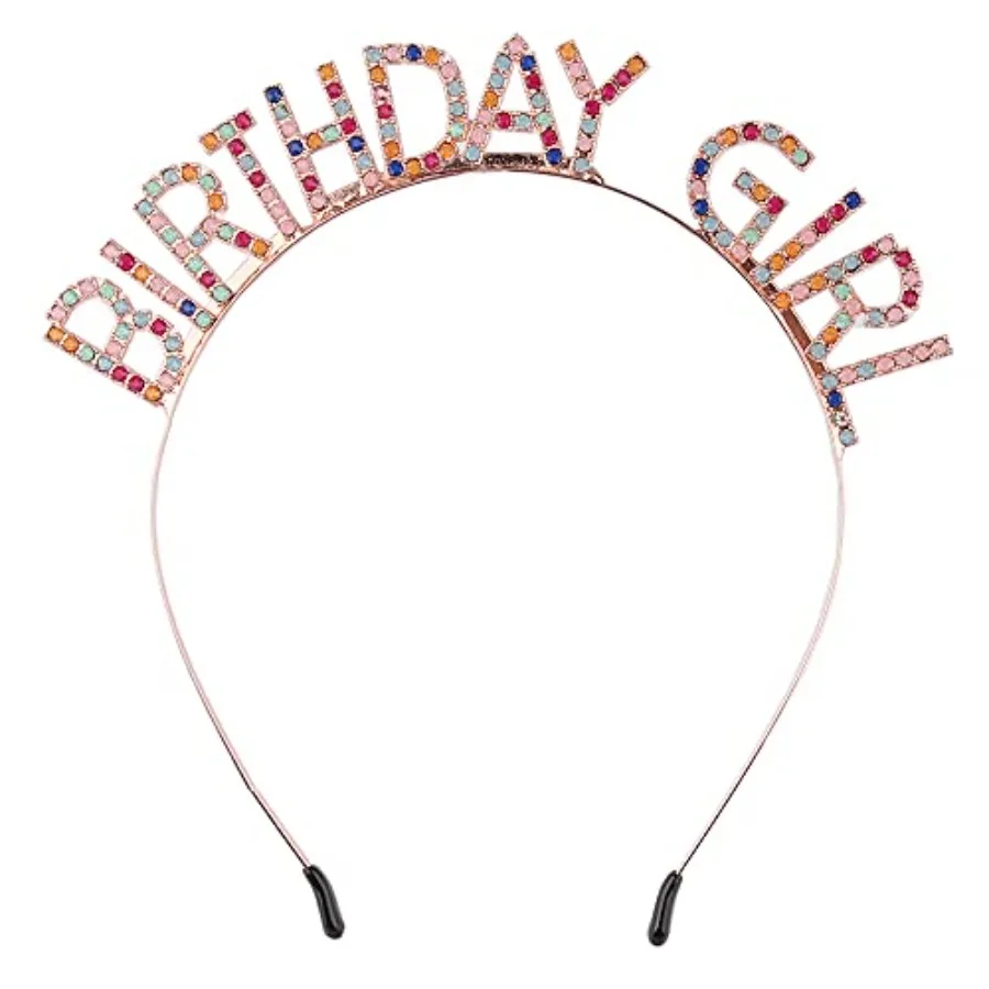 Birthday Girl Headband - Tiara for Women and Girls, Princess Crown Rhinestone Accessory
Birthday Girl Headband - Tiara for Women and Girls, Princess Crown Rhinestone Accessory