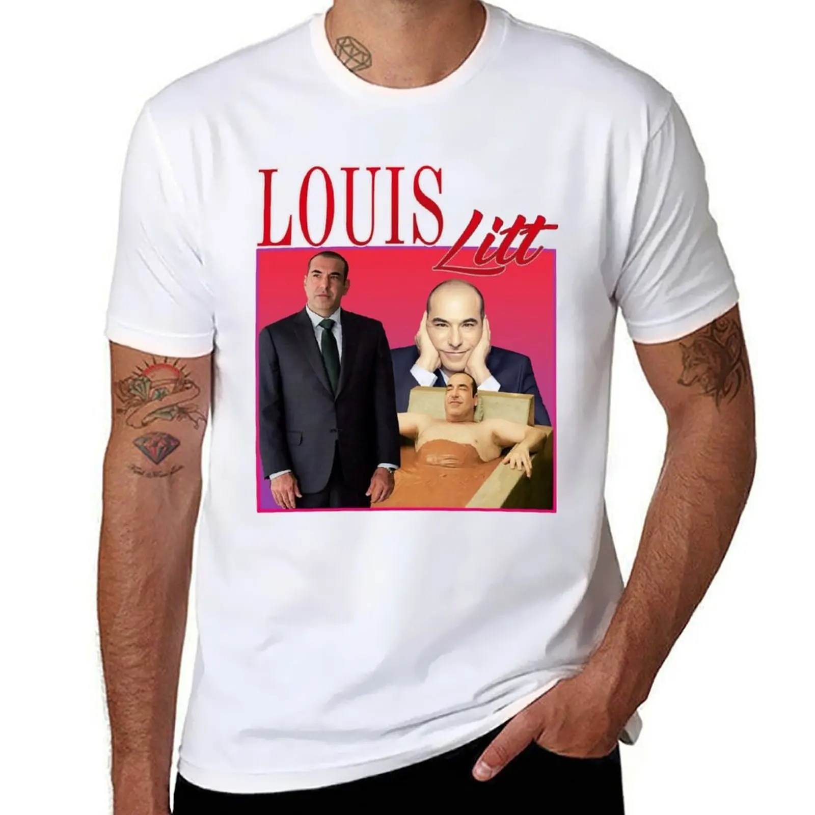 LOUIS LITT Vintage T-Shirt Large Size Basic Casual T-Shirt
LOUIS LITT Vintage T-Shirt Large Size Basic Casual T-Shirt