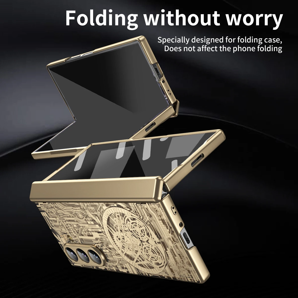 For Samsung Z Fold 7 Fold 5 Fold 6 Phone Case Mechanical Plating Transparent Hinge Protection Anti-drop Cover For Z Fold 4 3
For Samsung Z Fold 7 Fold 5 Fold 6 Phone Case Mechanical Plating Transparent Hinge Protection Anti-drop Cover For Z Fold 4 3