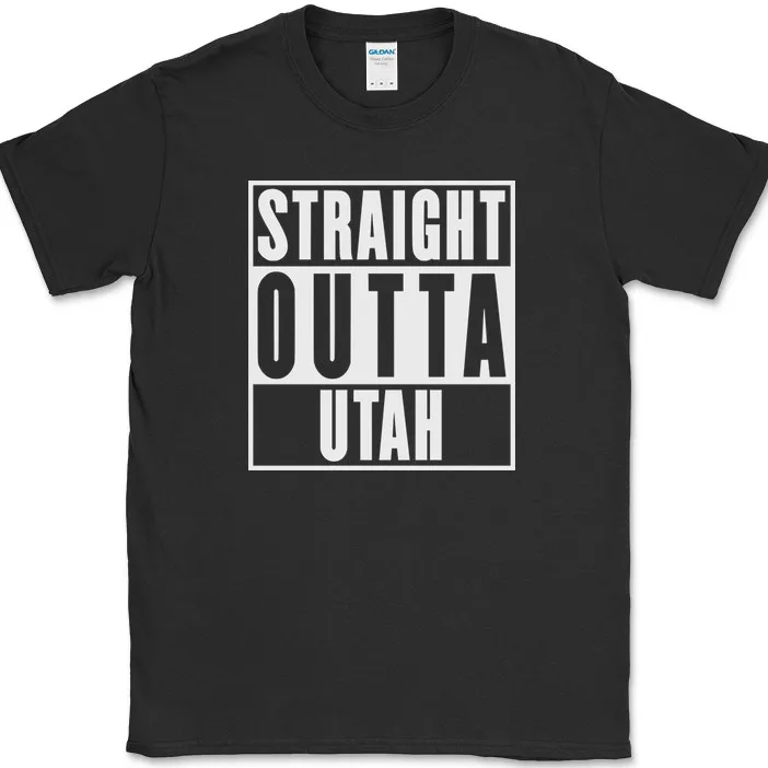 Straight Outta Utah USA State Proud Local Graphic T-Shirt | Utah Native Casual Cotton Tee
Straight Outta Utah USA State Proud Local Graphic T-Shirt | Utah Native Casual Cotton Tee