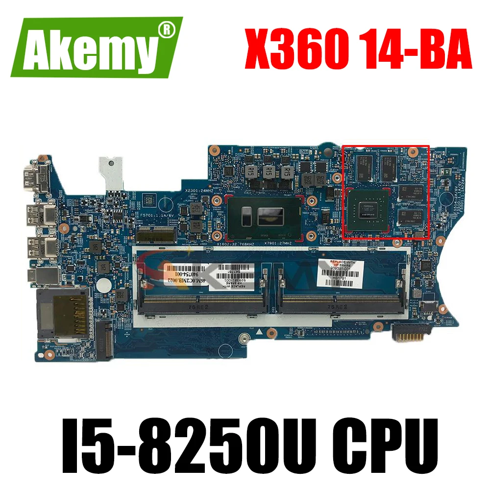 Материнская плата для HP PAVILION X360 14-BA109TX 14-BA 17817-2 939382-601 i3-8130U i5-8250U i7-8550U 940MX Pavilion 14M-BA
Материнская плата для HP PAVILION X360 14-BA109TX 14-BA 17817-2 939382-601 i3-8130U i5-8250U i7-8550U 940MX Pavilion 14M-BA
