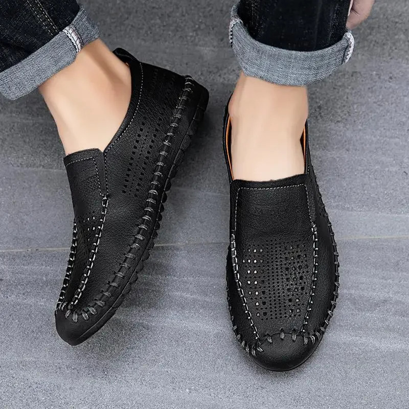 Men's Shoes Men's Shoes Summer Breathable Moccasins Men's Genuine Leather Soft Bottom Slip-on Lazy
Men's Shoes Men's Shoes Summer Breathable Moccasins Men's Genuine Leather Soft Bottom Slip-on Lazy