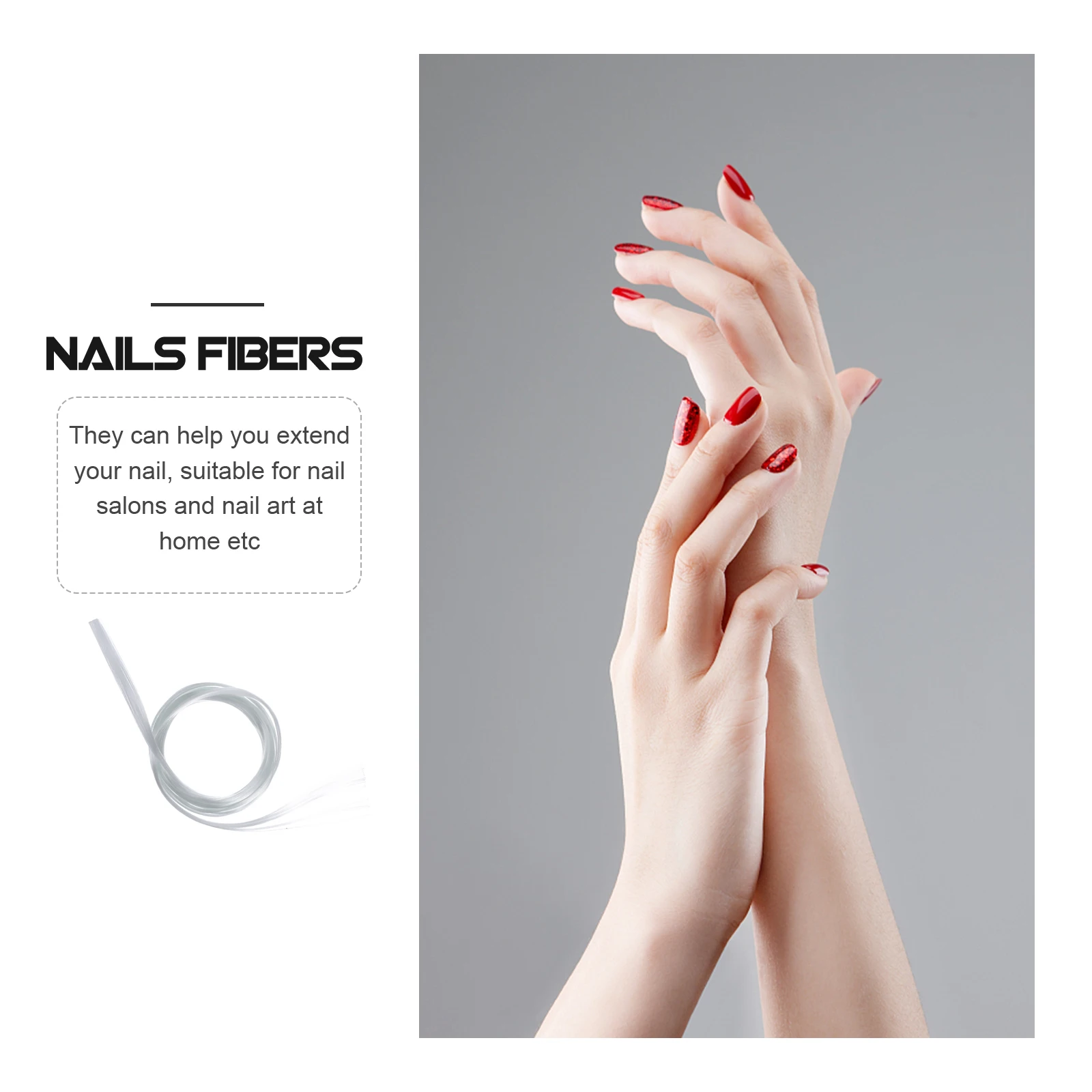 1 Bag 1M Fiberglass Nail Extension Fiber for DIY Manicure Lengthening Strong Adhesion No Feel Lightweight Wear 15-30 Days Nail
1 Bag 1M Fiberglass Nail Extension Fiber for DIY Manicure Lengthening Strong Adhesion No Feel Lightweight Wear 15-30 Days Nail