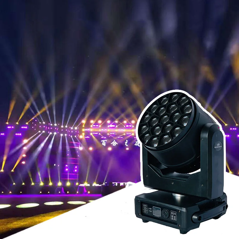 Factory Supply Moving Head Stage Light 19*15W/30W/40W Zoom Moving Head Light Beam Effect Light Stage Light
Factory Supply Moving Head Stage Light 19*15W/30W/40W Zoom Moving Head Light Beam Effect Light Stage Light