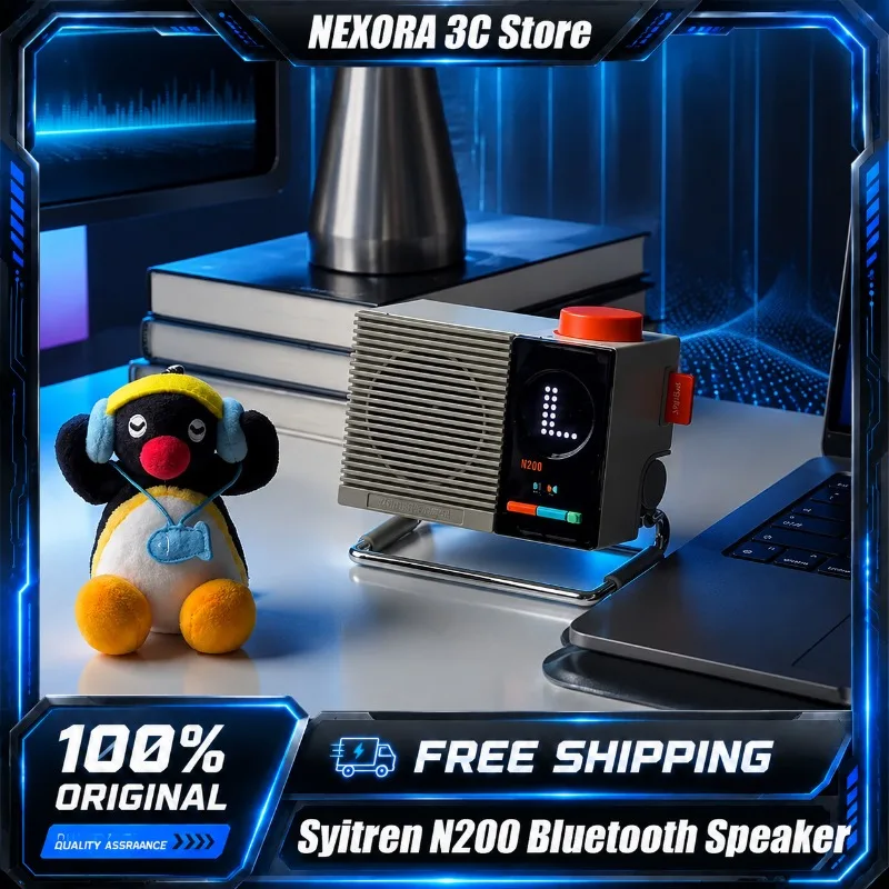 Syitren N200 Bluetooth Speaker Desktop Custom Wireless Portable HiFi Stereo Gaming Speakers for PC Laptop Ideal Gift Item
Syitren N200 Bluetooth Speaker Desktop Custom Wireless Portable HiFi Stereo Gaming Speakers for PC Laptop Ideal Gift Item