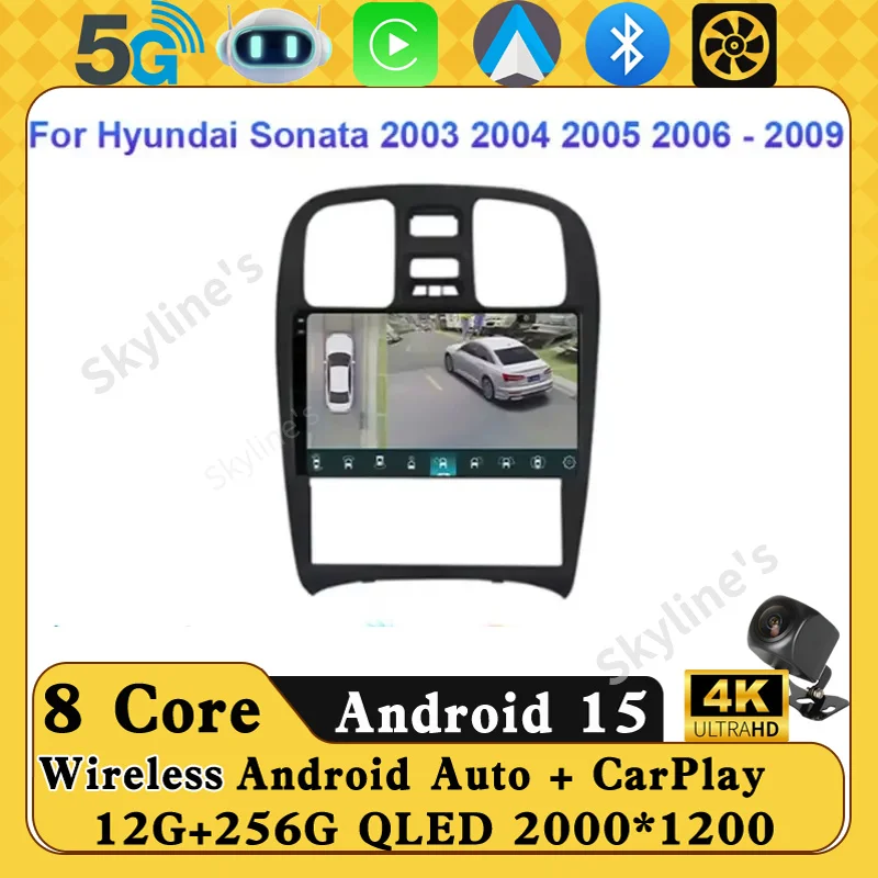 Автомобильный радиоприемник Android 15 для Hyundai Sonata 2003 2004-2009, навигация, GPS, мультимедийный видеоплеер, стерео беспроводной Carplay Wi-Fi + 4G
Автомобильный радиоприемник Android 15 для Hyundai Sonata 2003 2004-2009, навигация, GPS, мультимедийный видеоплеер, стерео беспроводной Carplay Wi-Fi + 4G