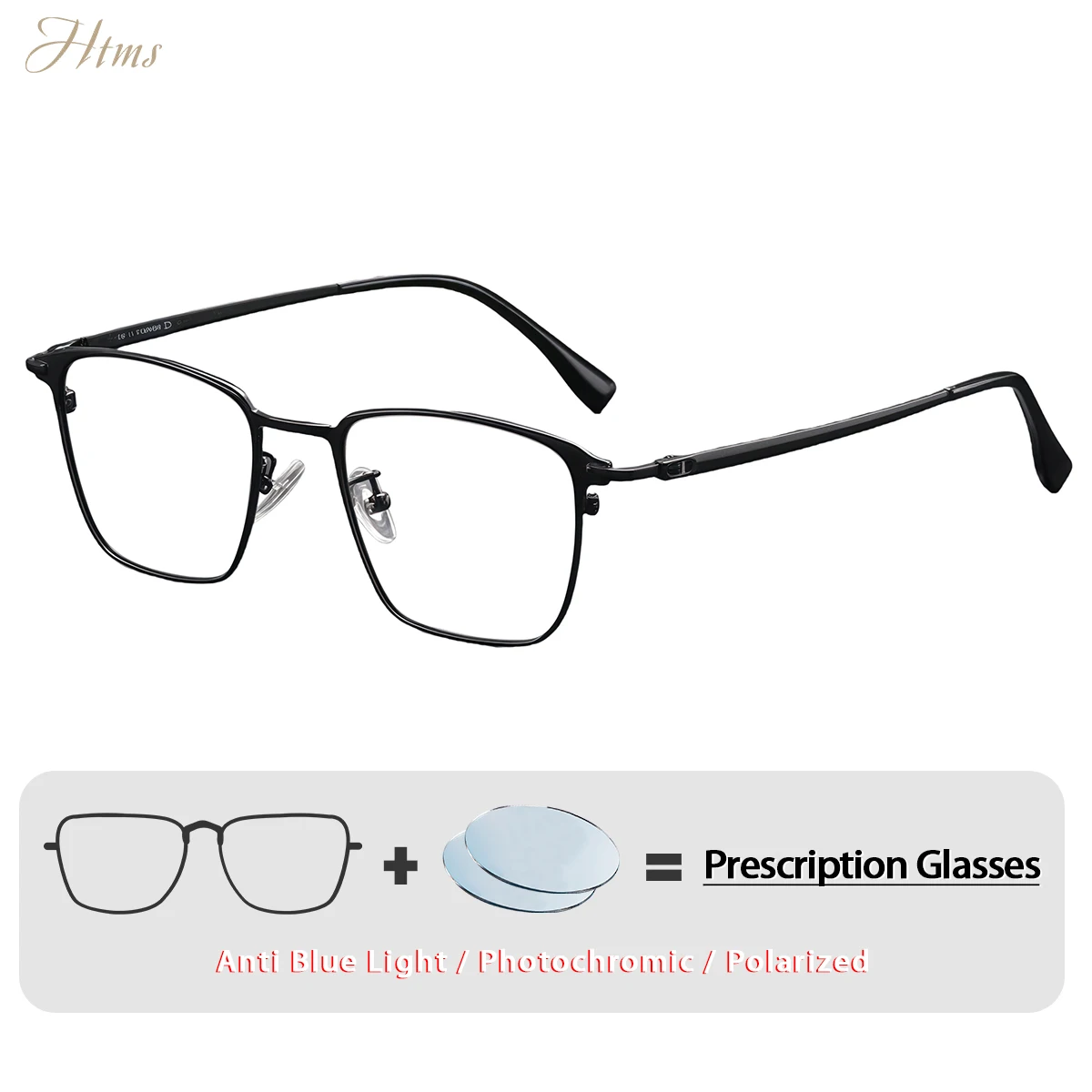 HTMS Ultra Light Pure Titanium Glasses Men Anti Blue Light Semi Rimmed Myopia Hyperopia Women Progressive Multifocal Eyewear
HTMS Ultra Light Pure Titanium Glasses Men Anti Blue Light Semi Rimmed Myopia Hyperopia Women Progressive Multifocal Eyewear