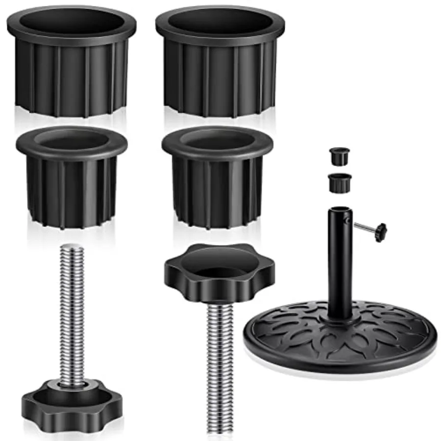 Zhengmy Pcs Patio Umbrella Base Hole Ring Cover and Cap Umbrella Stand Replacement Screw Part with M8 Thread Hand Knob Threaded
Zhengmy Pcs Patio Umbrella Base Hole Ring Cover and Cap Umbrella Stand Replacement Screw Part with M8 Thread Hand Knob Threaded